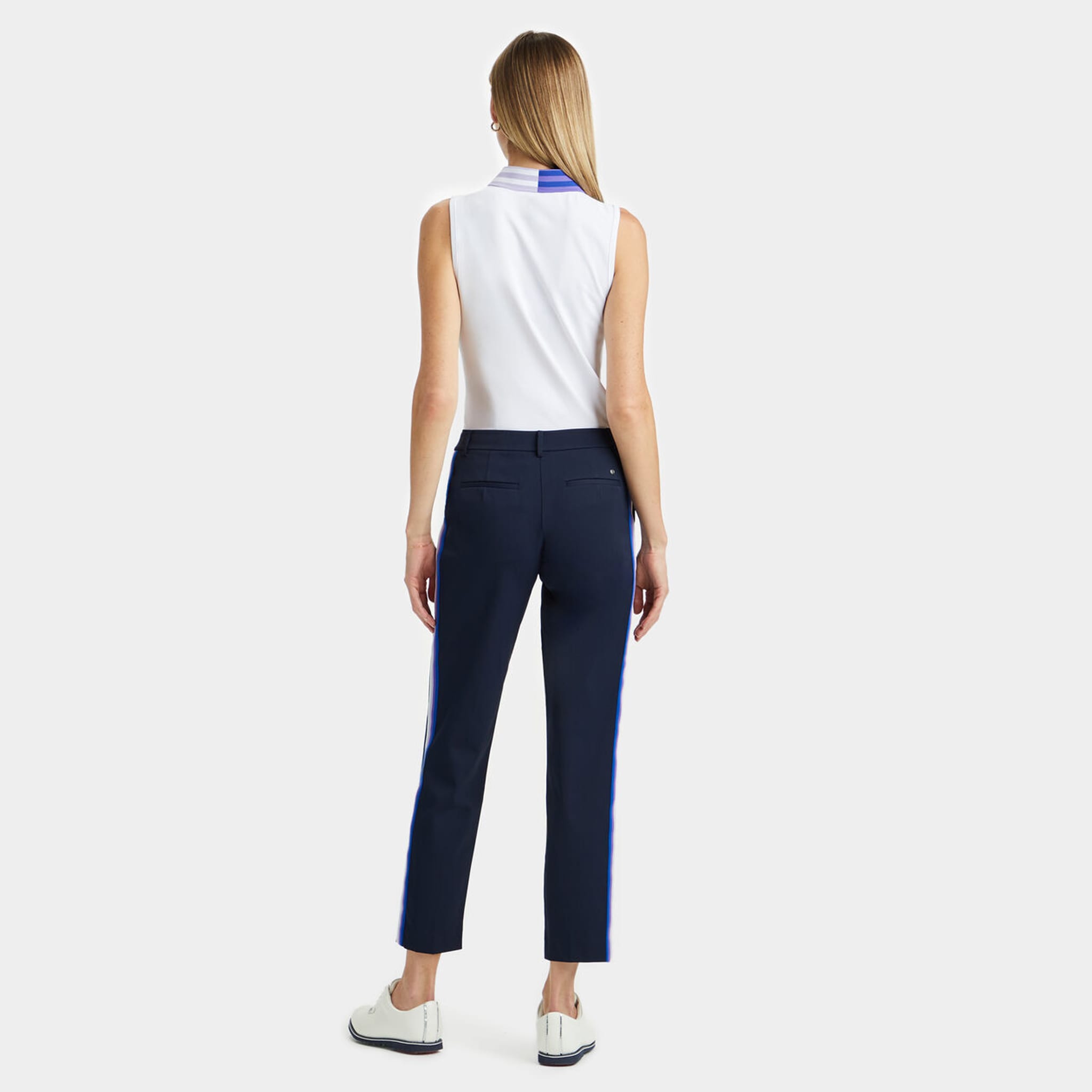 GFORE 1/4 Zip Tech Pique Sleveless Polo Damen