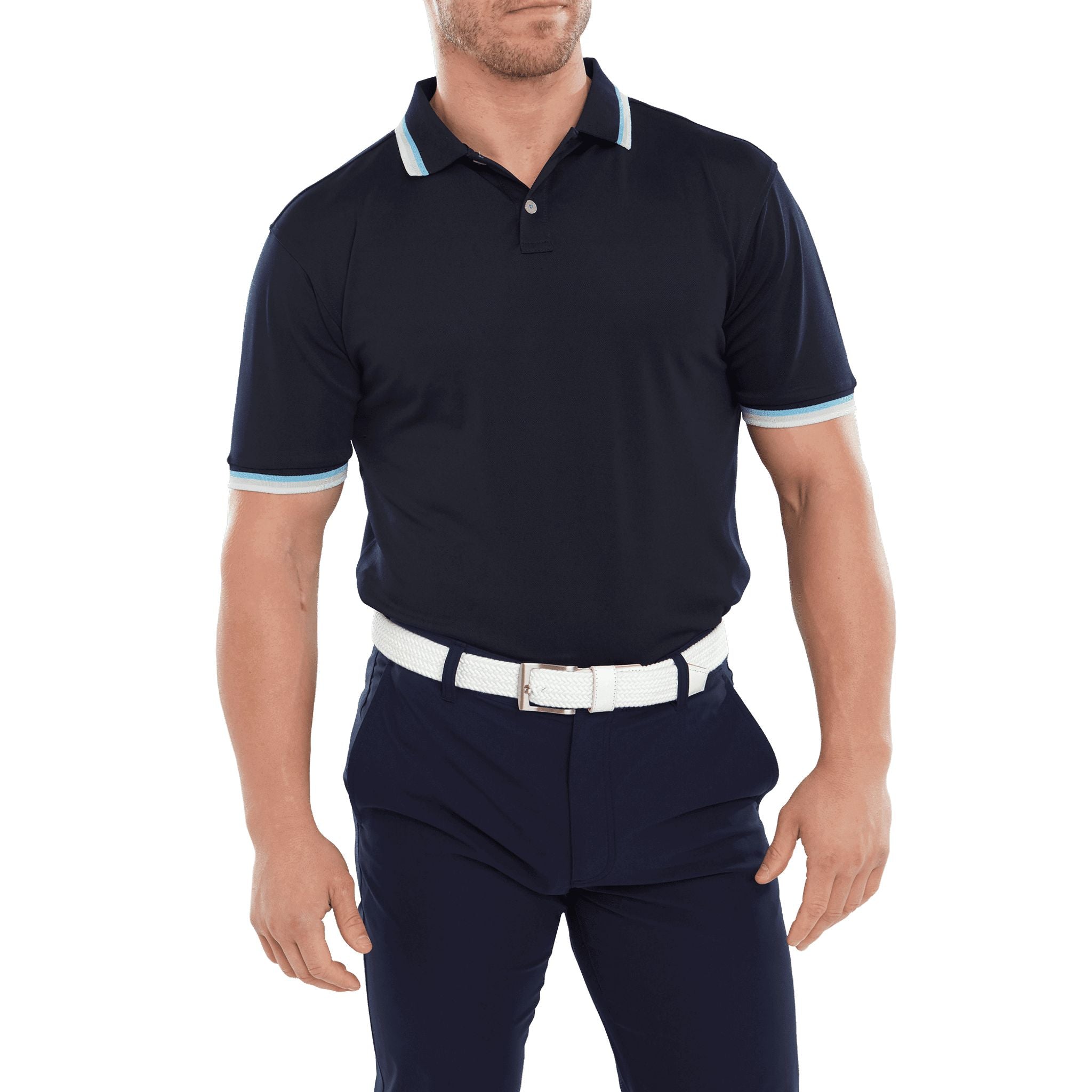 Footjoy Solid Trim Poloshirt Herren
