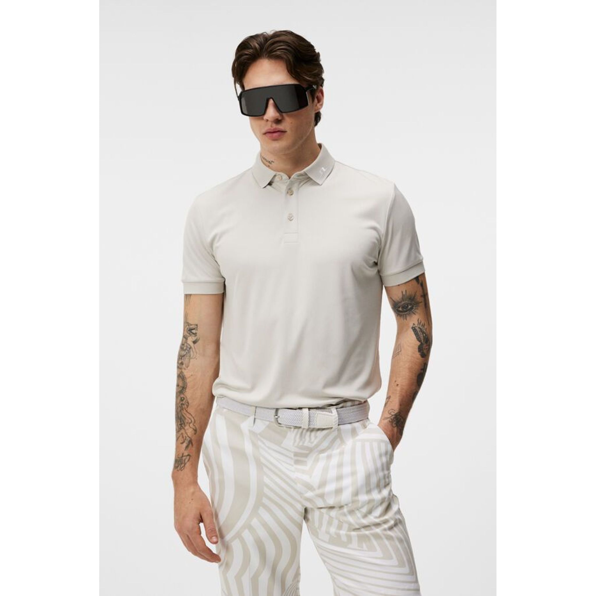 J. Lindeberg KV Regular Fit Print Polo Herren
