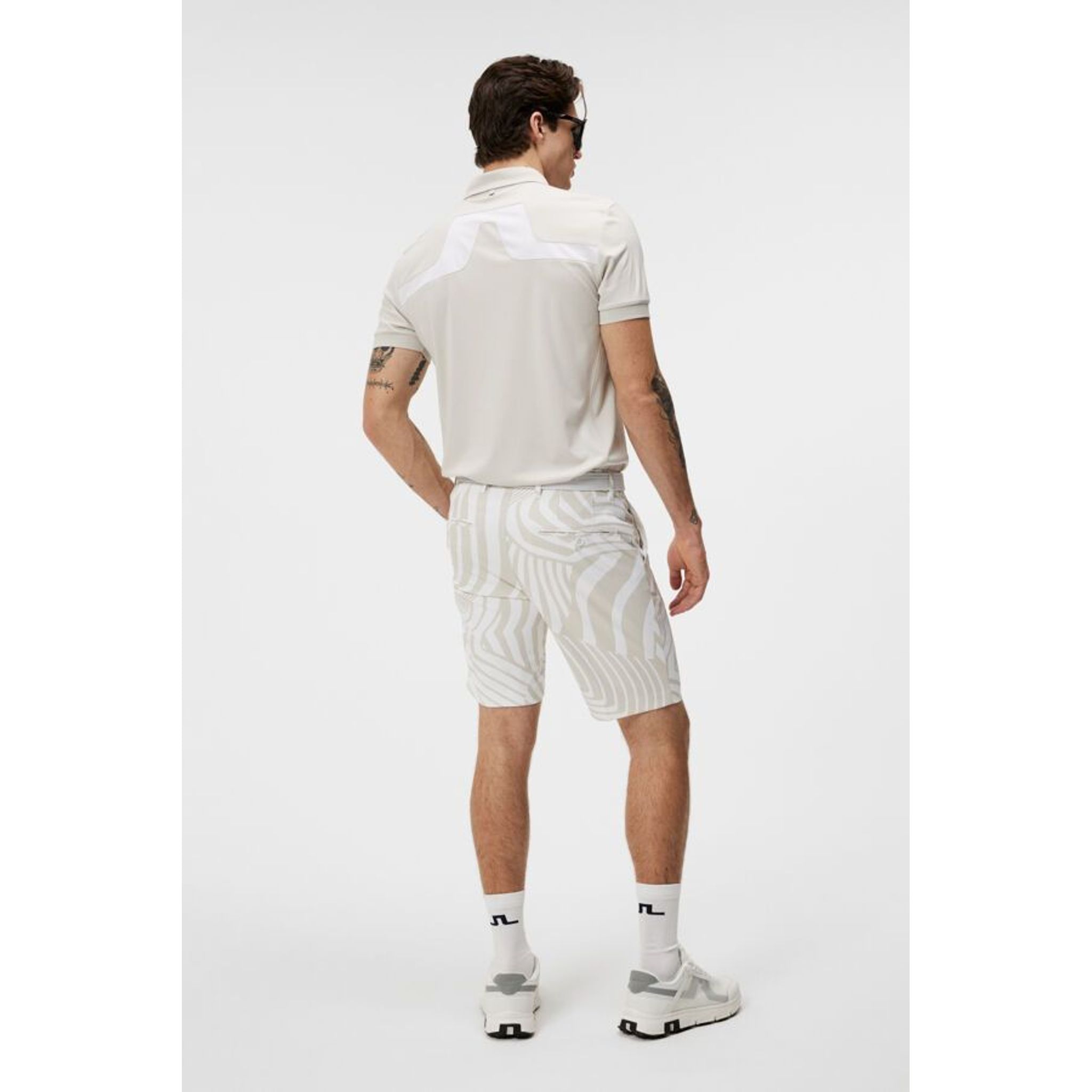 J. Lindeberg KV Regular Fit Print Polo Herren