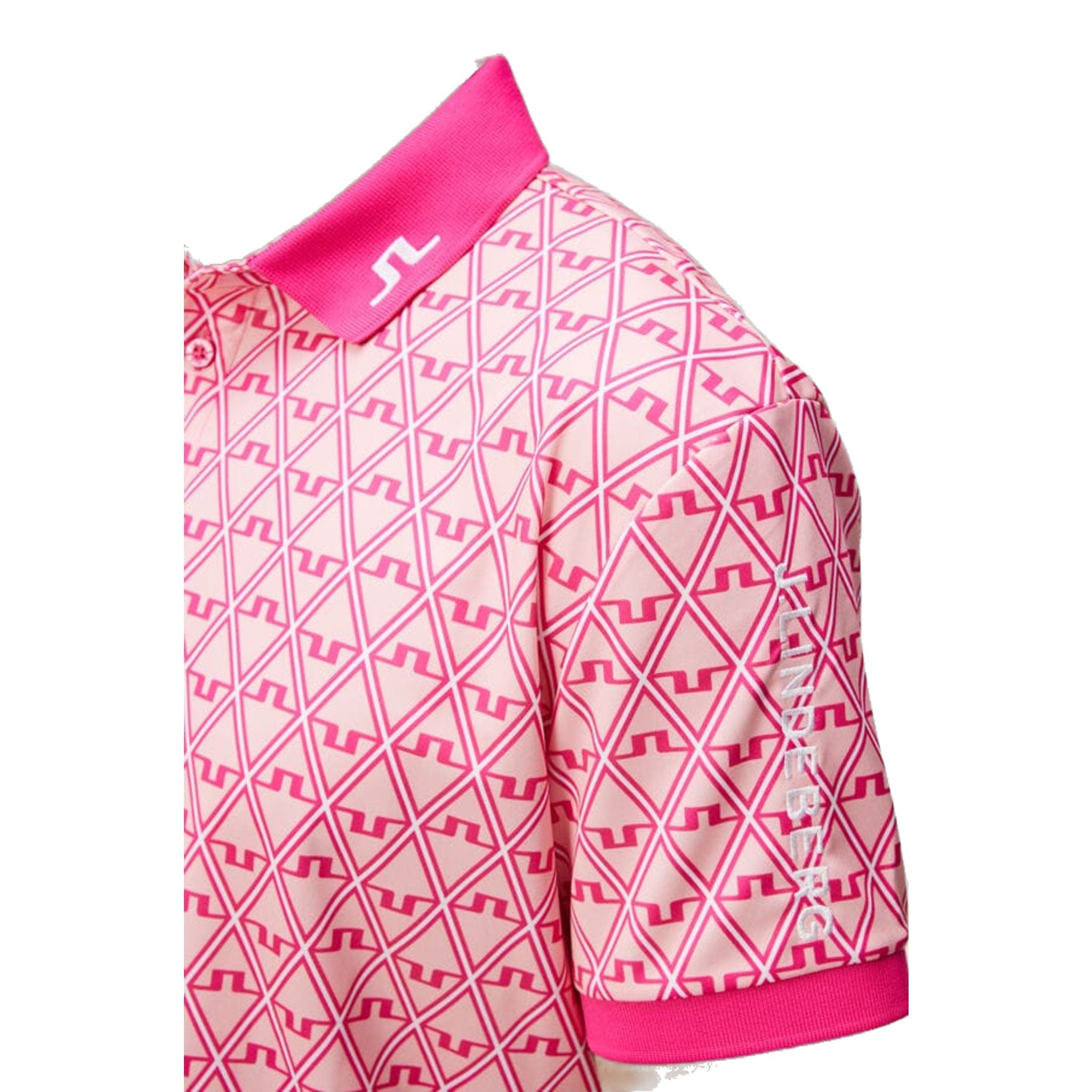 J. Lindeberg Tour Tech Reg Fit Print Polo Herren