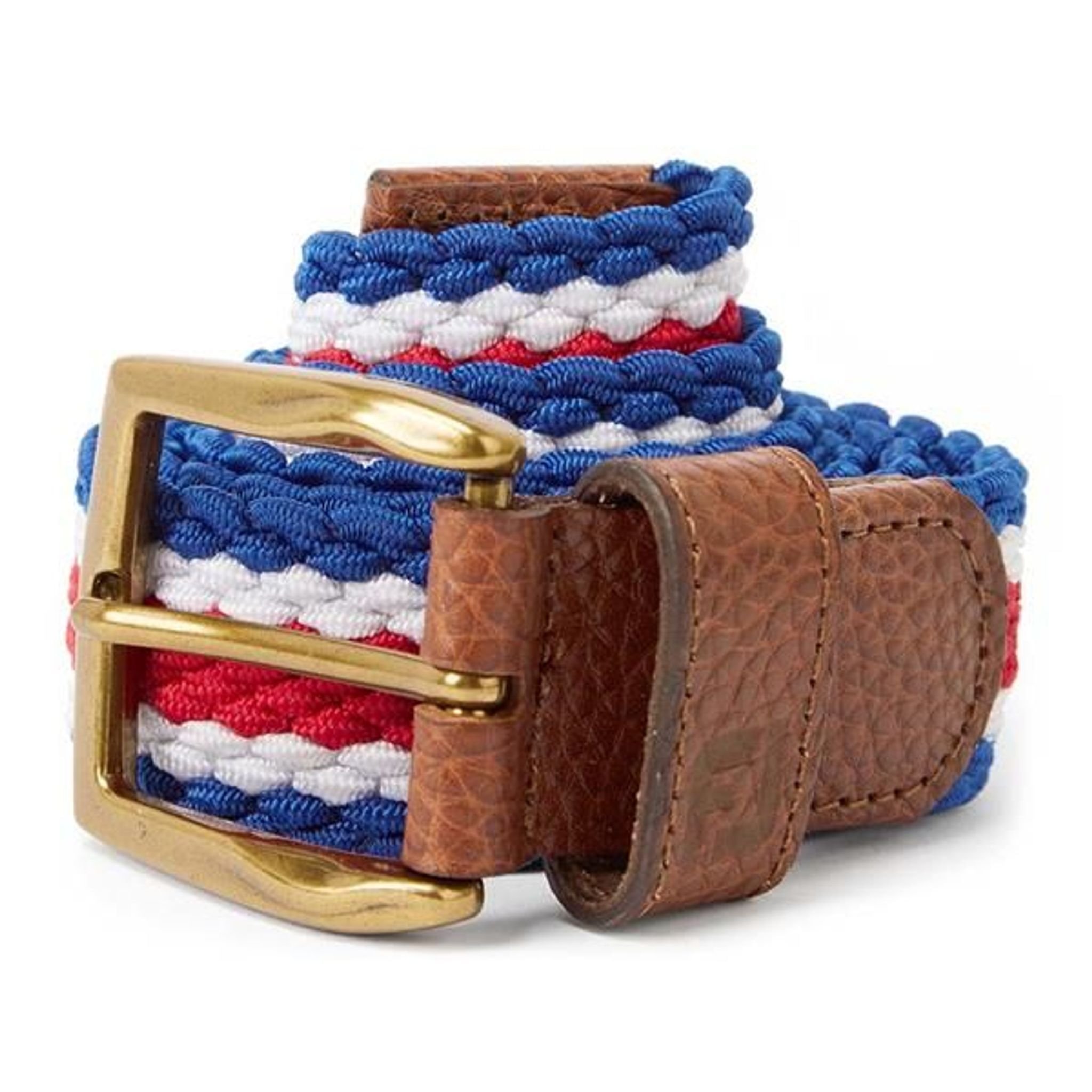 Footjoy Gürtel Striped Herren Twilight, Racing Red, White Herren