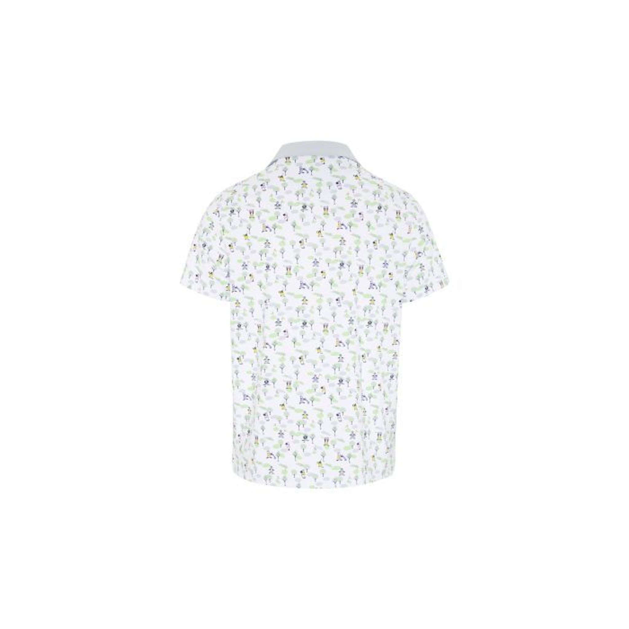 Original Penguin Pete 'N The Course Colour Block Print Polo Herren