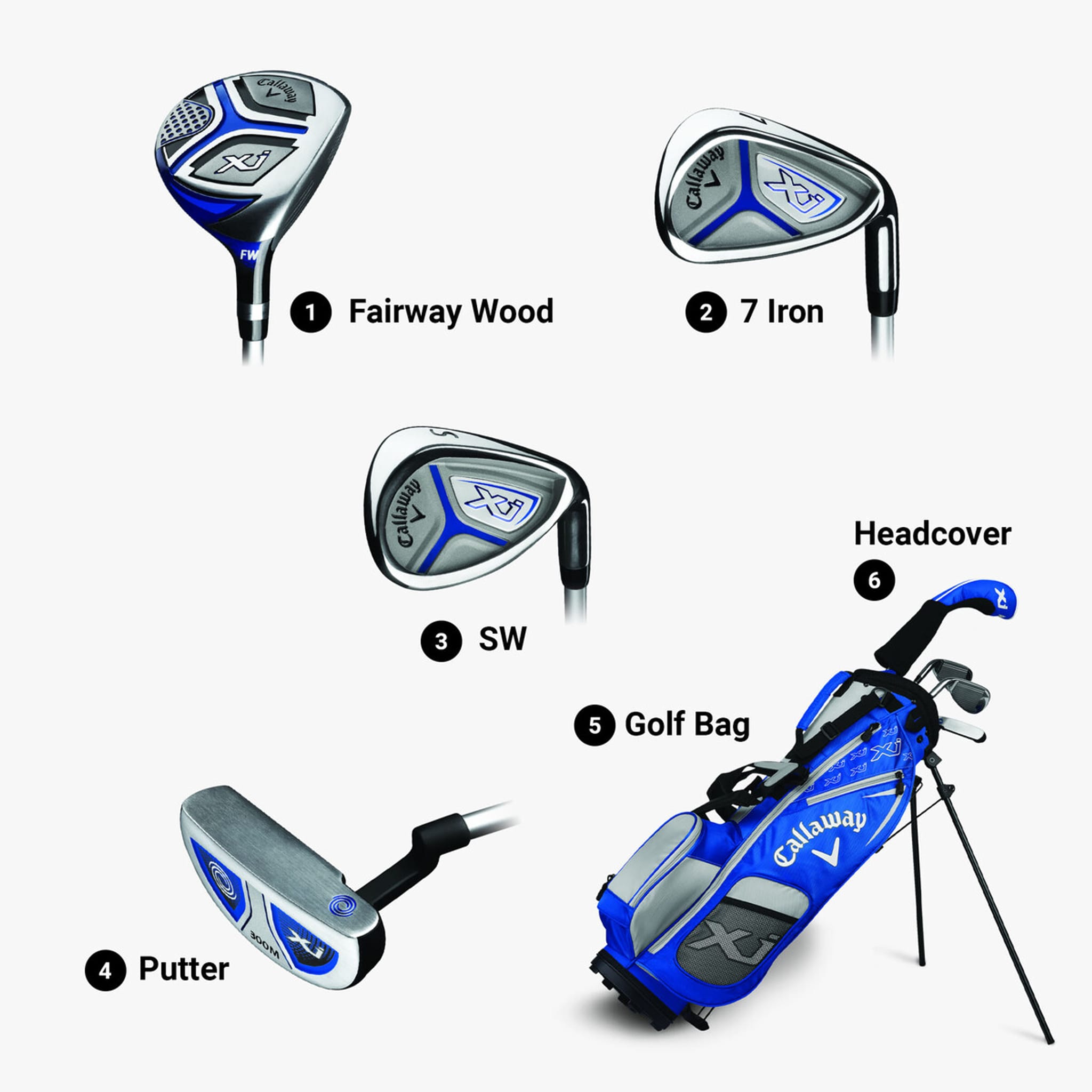 Callaway XJ Komplettset Girls Damen