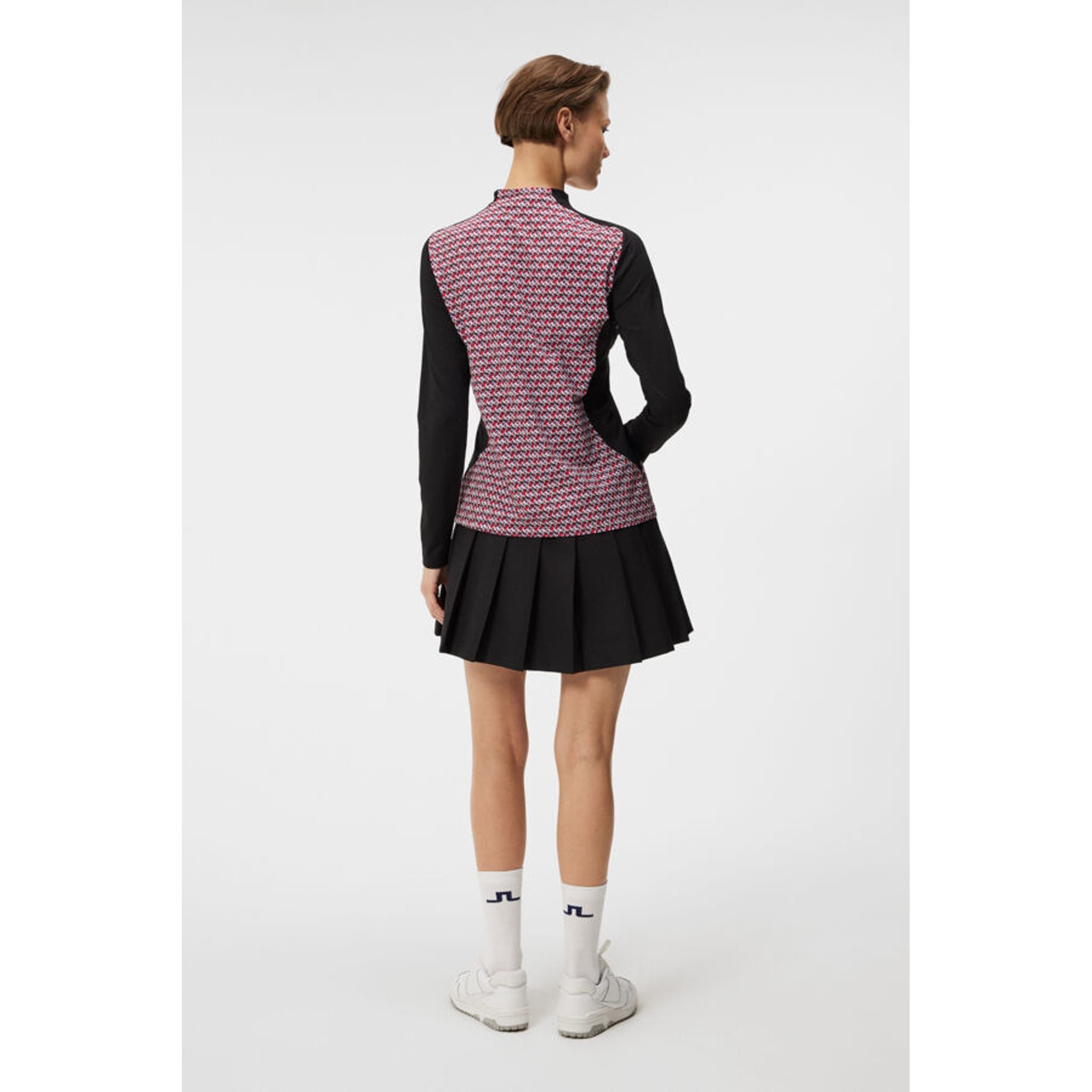 J. Lindeberg Marilyn Half Zip Mid Layer Damen Schwarz Damen