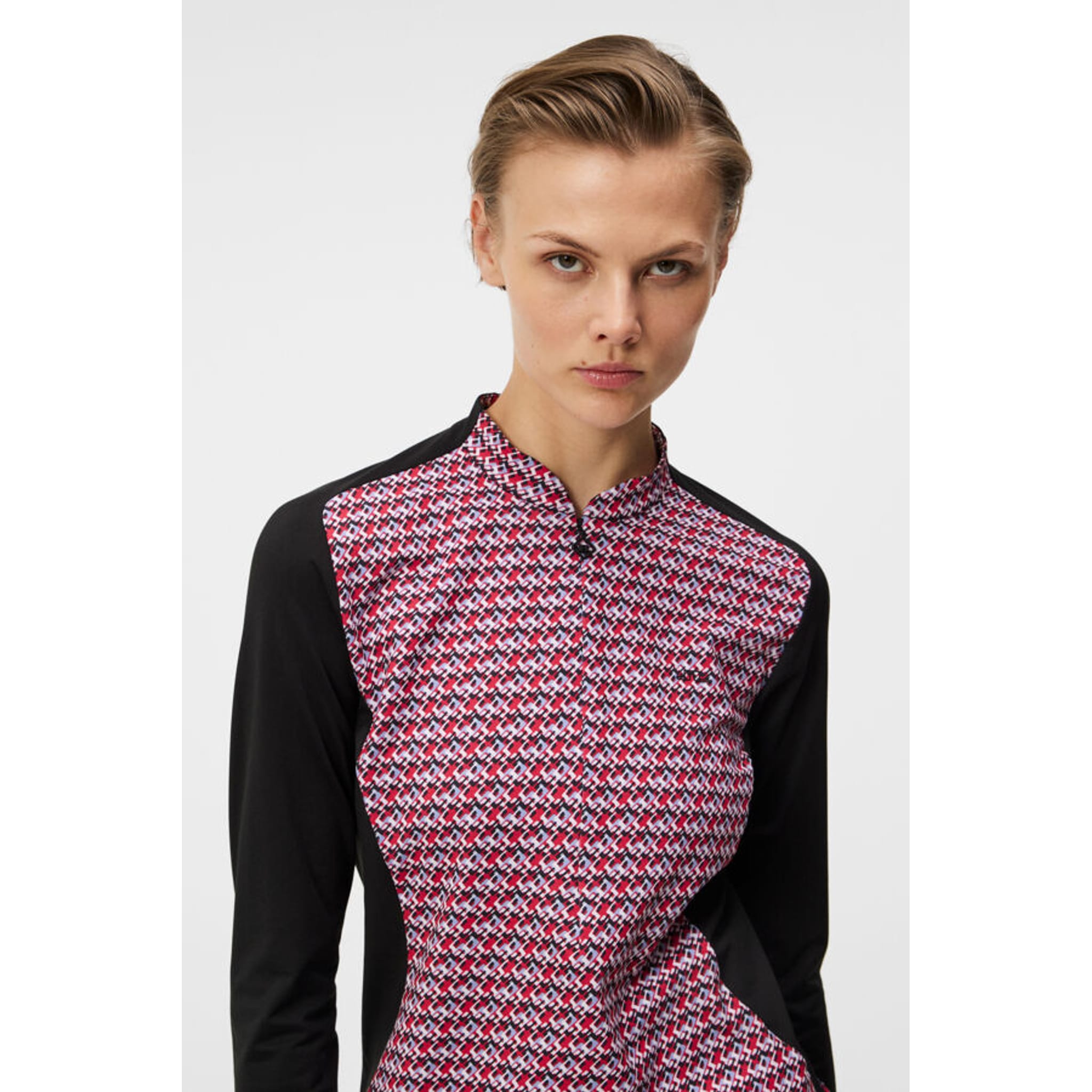 J. Lindeberg Marilyn Half Zip Mid Layer Damen Schwarz Damen