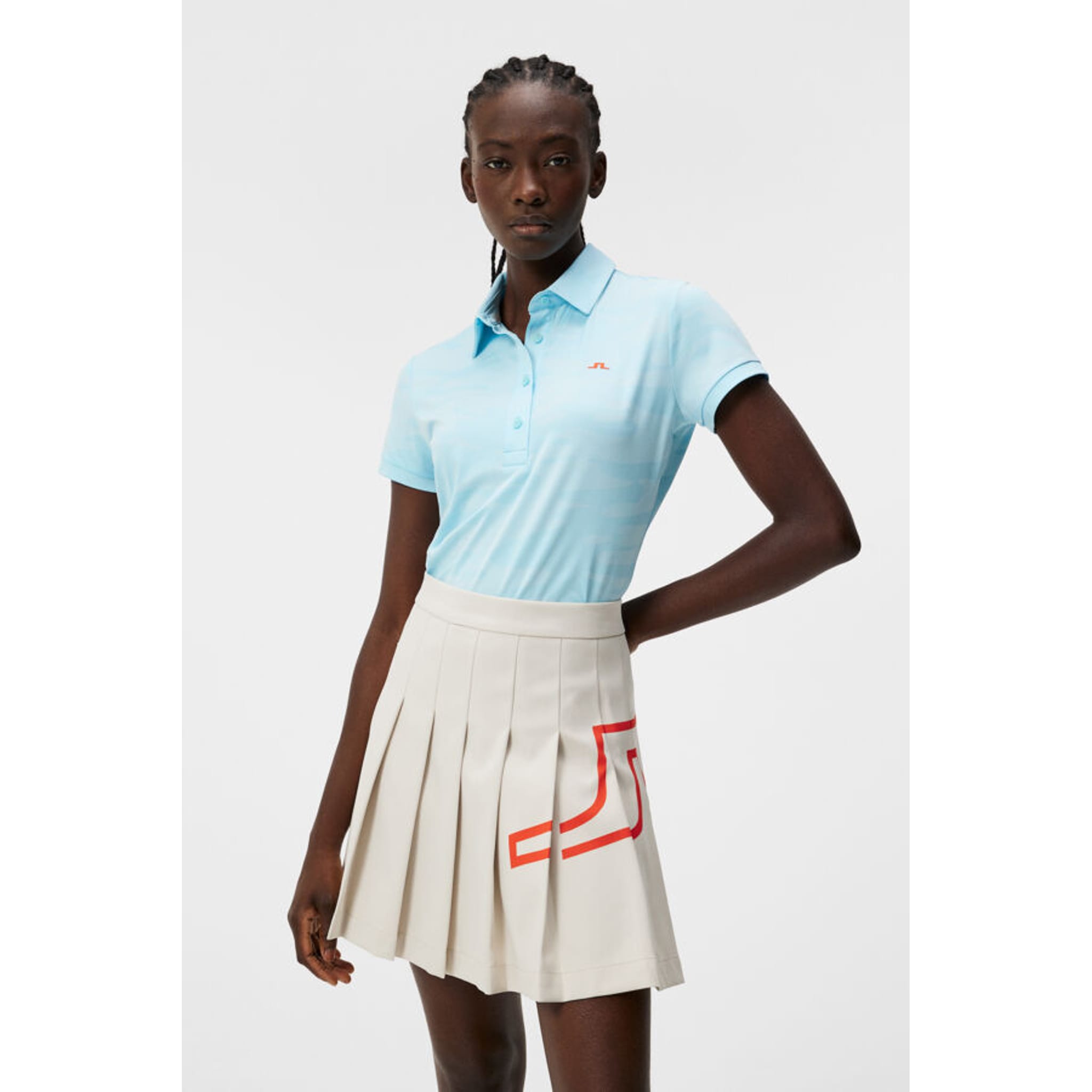 J. Lindeberg Alaya Jacquard Polo Damen
