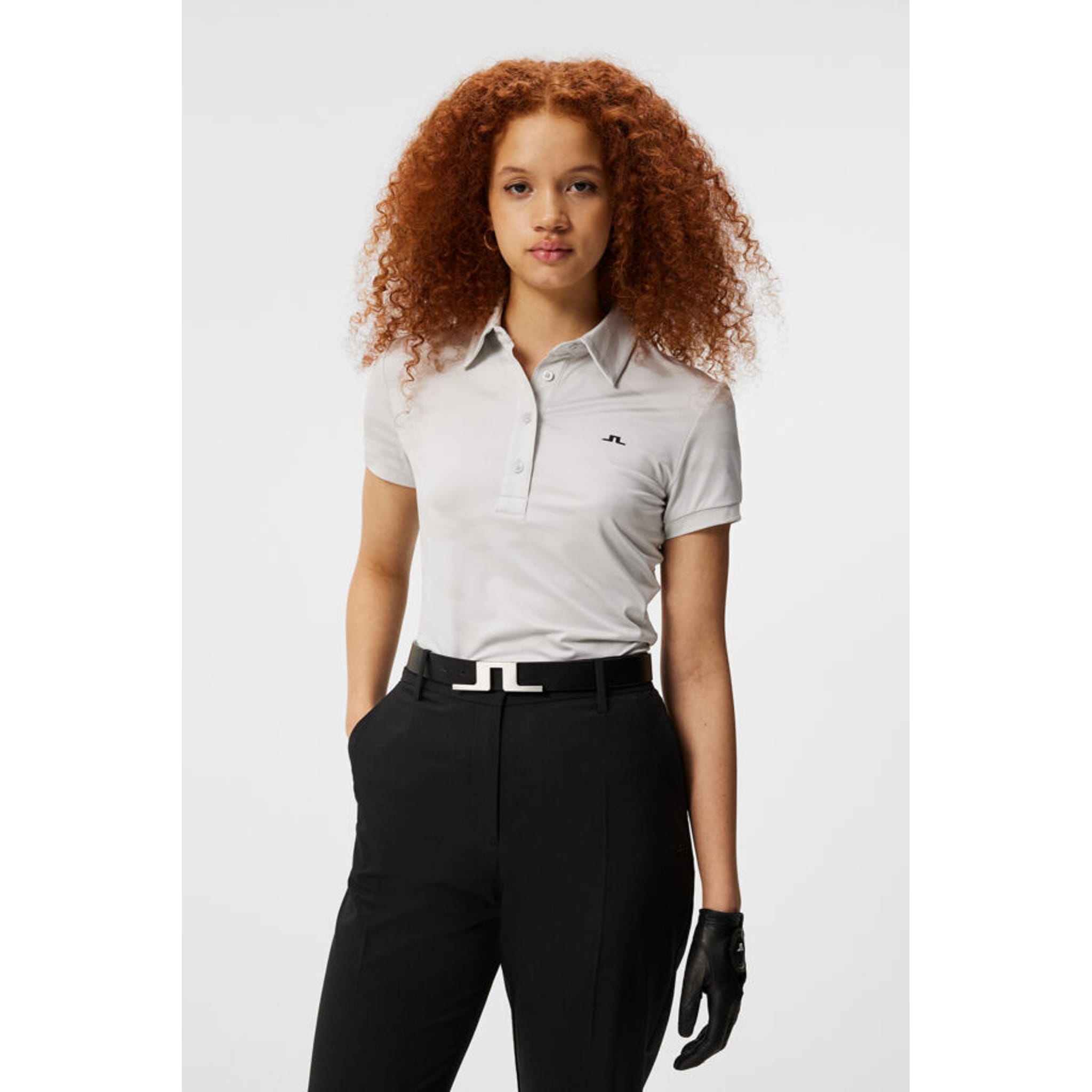 J. Lindeberg Alaya Jacquard Polo Damen