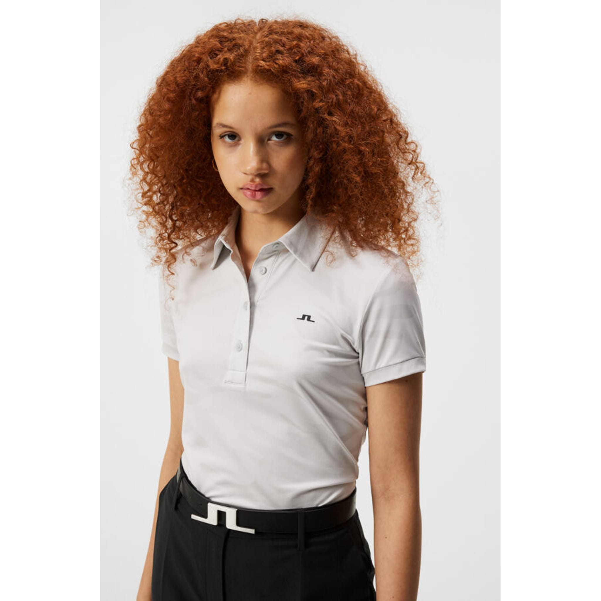 J. Lindeberg Alaya Jacquard Polo Damen
