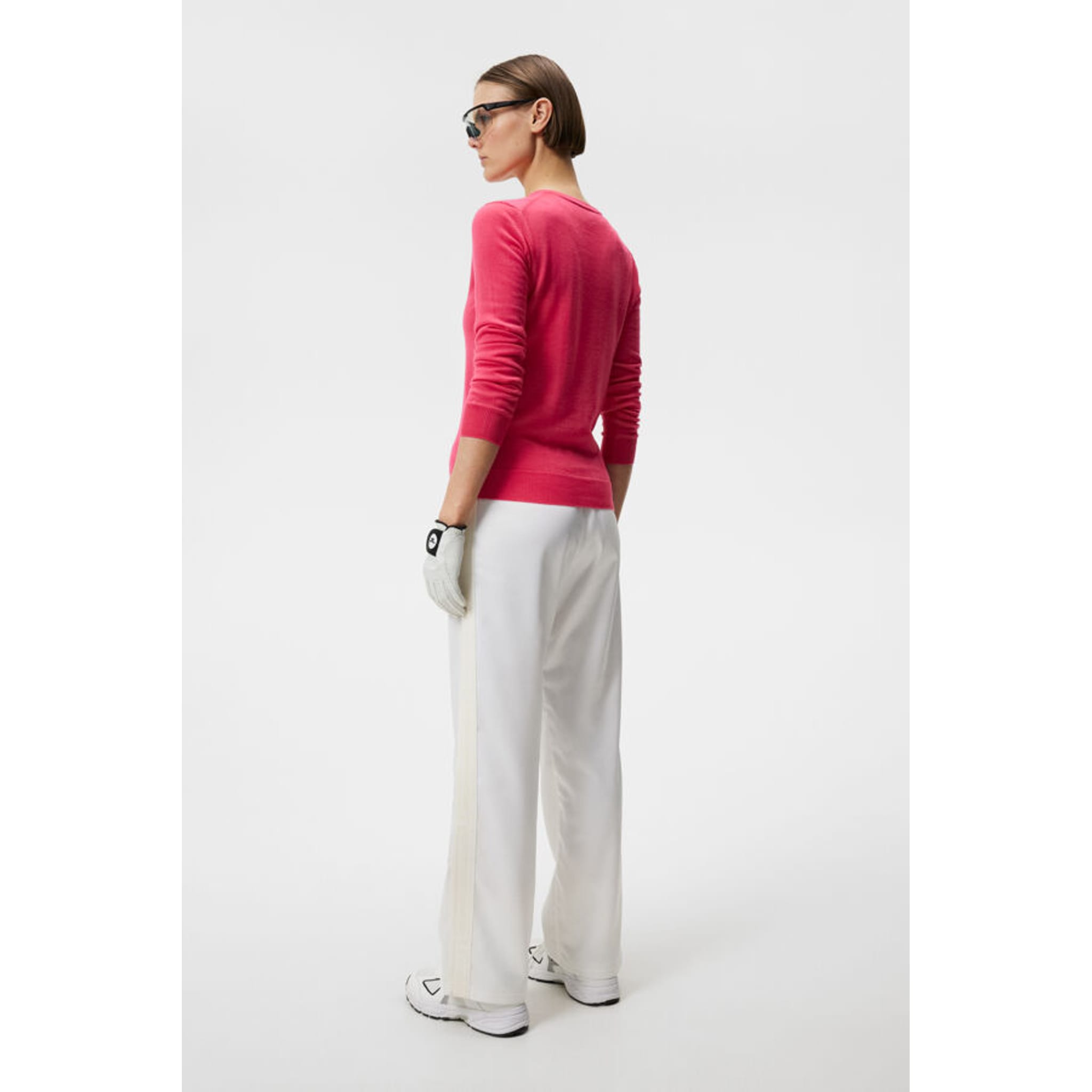 J. Lindeberg Amaya Knitted Sweater Azalea Damen