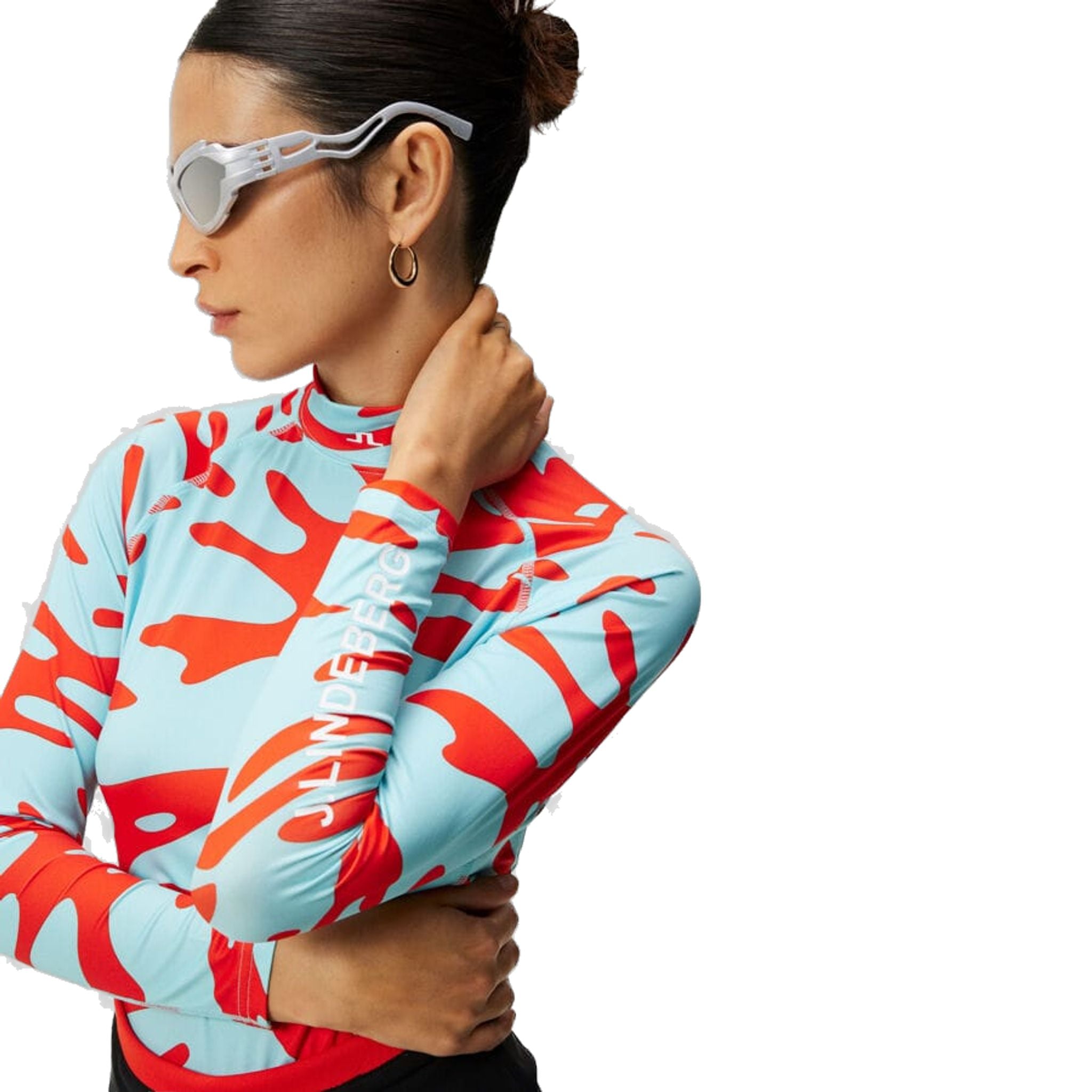 J. Lindeberg Asa Print Soft Compression Top Damen