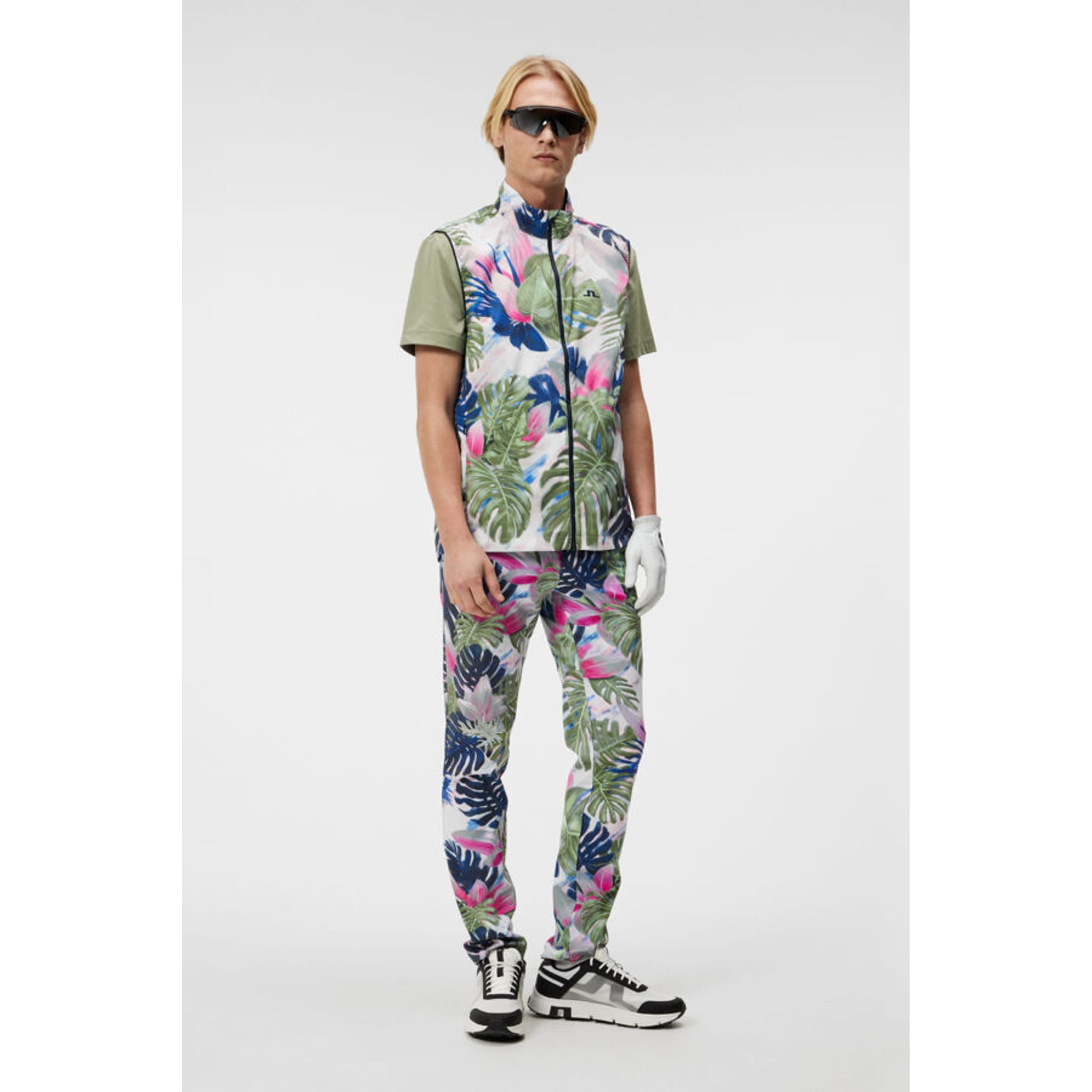 J. Lindeberg Ash Light Packable Vest Print Herren