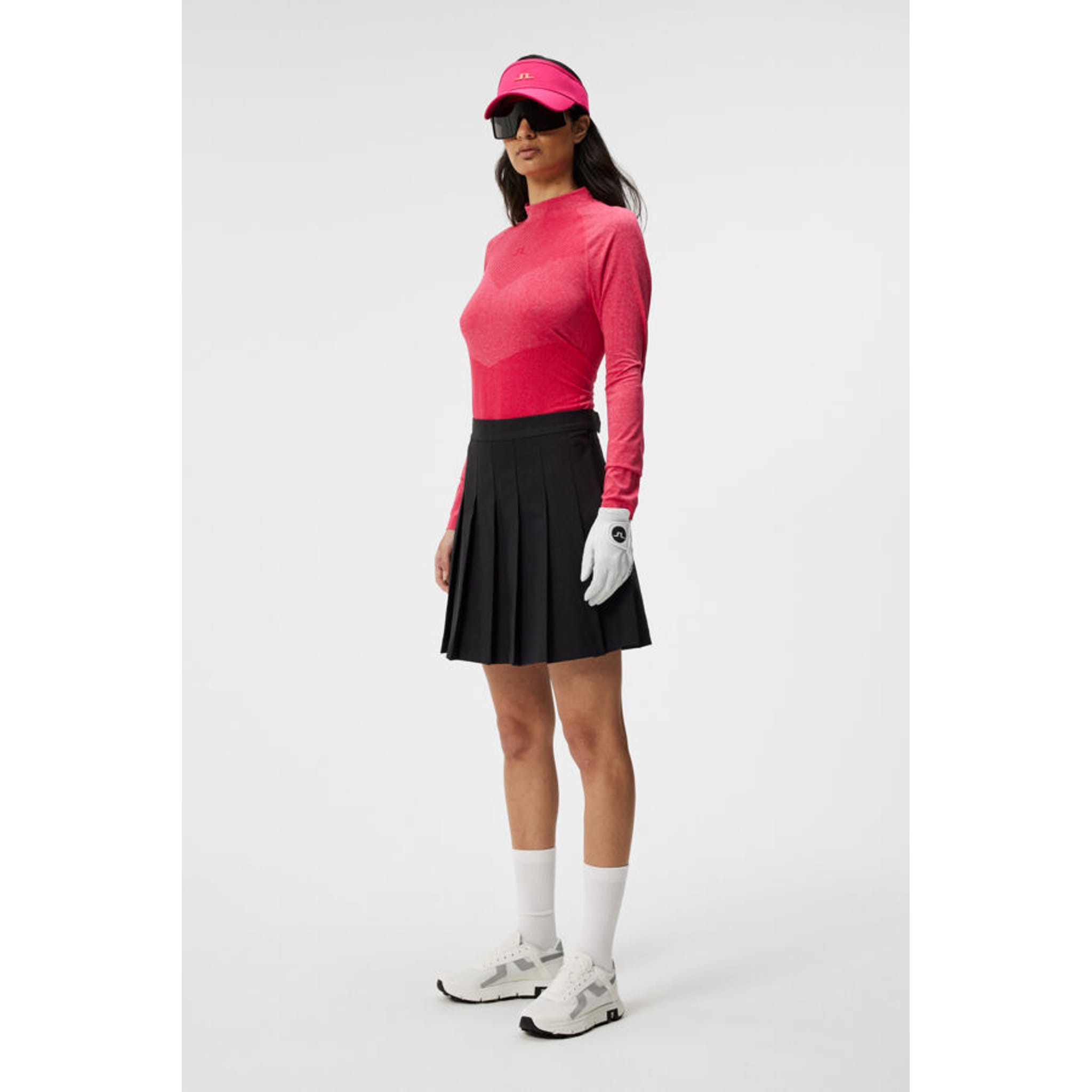 J. Lindeberg Camilla Top Damen Rose Red Melange Damen