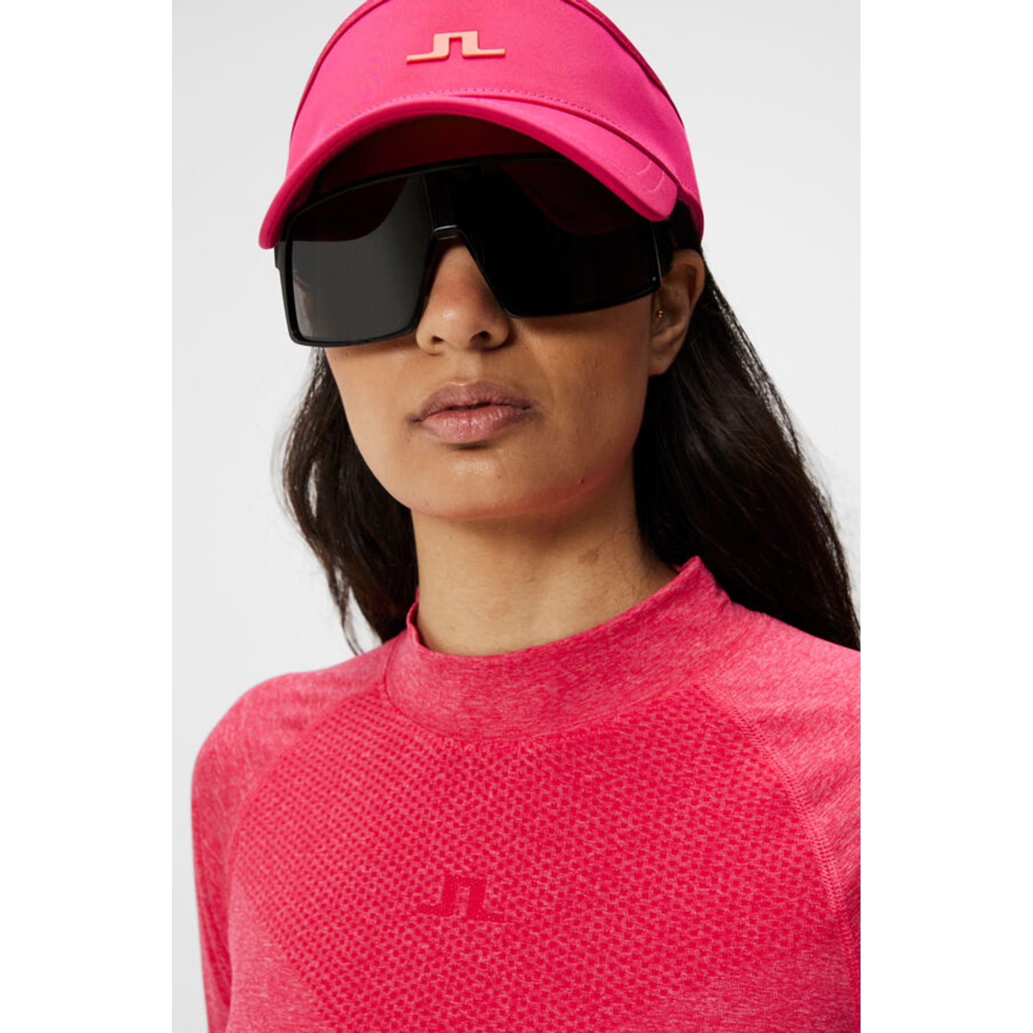 J. Lindeberg Camilla Top Damen Rose Red Melange Damen