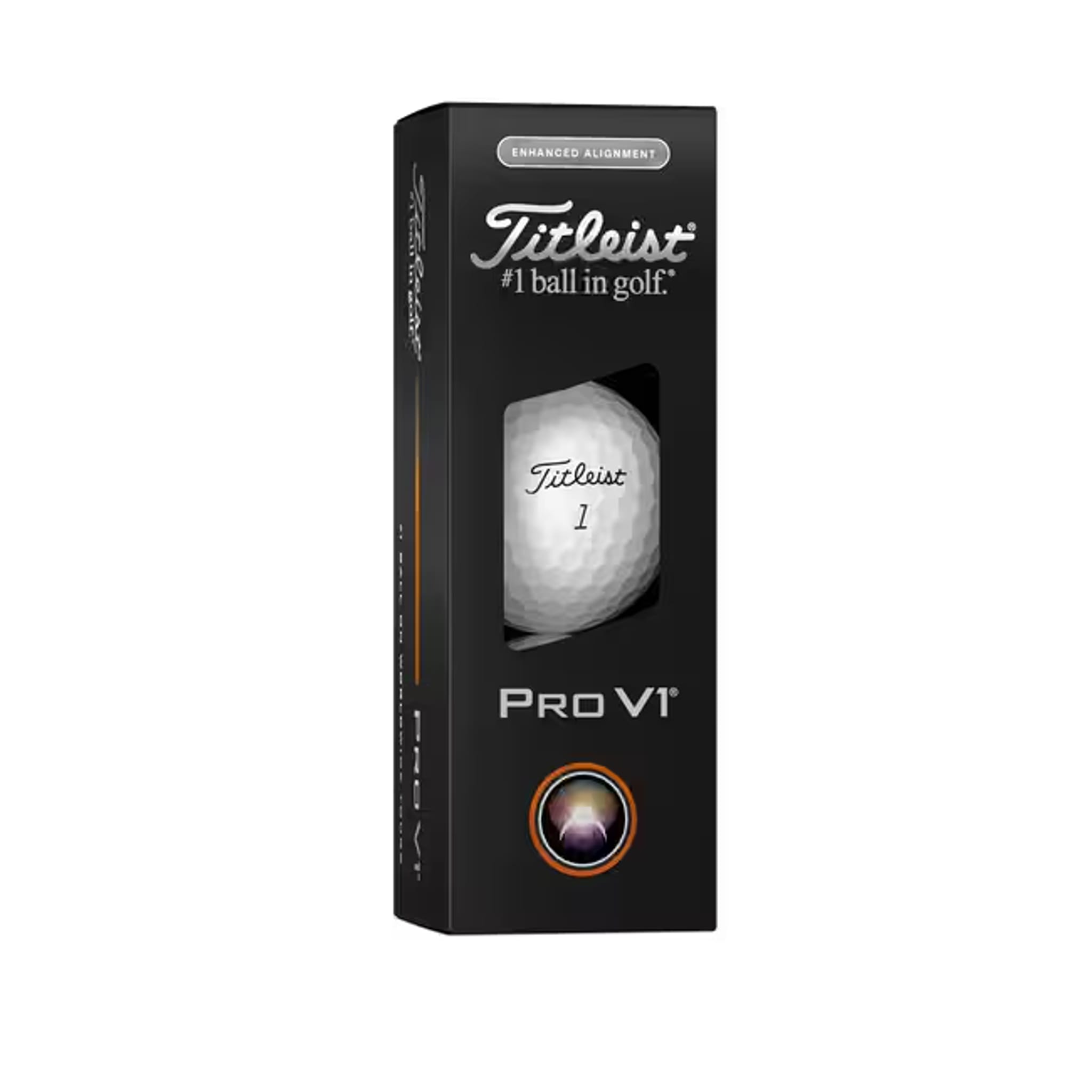 Titleist Pro V1 Elongated Alignment (2025) Golfbälle