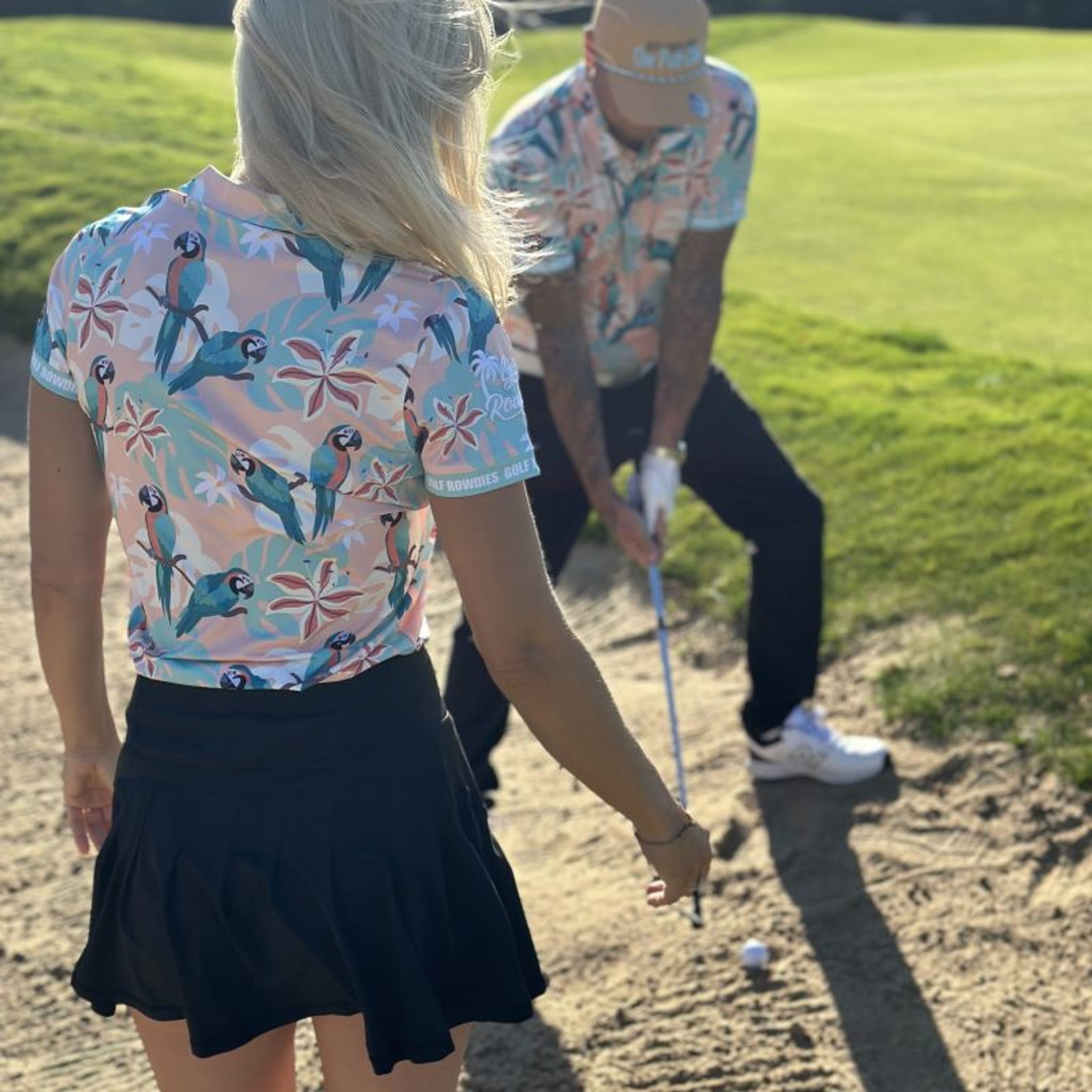 Golf Rowdies Parrot Polo Damen