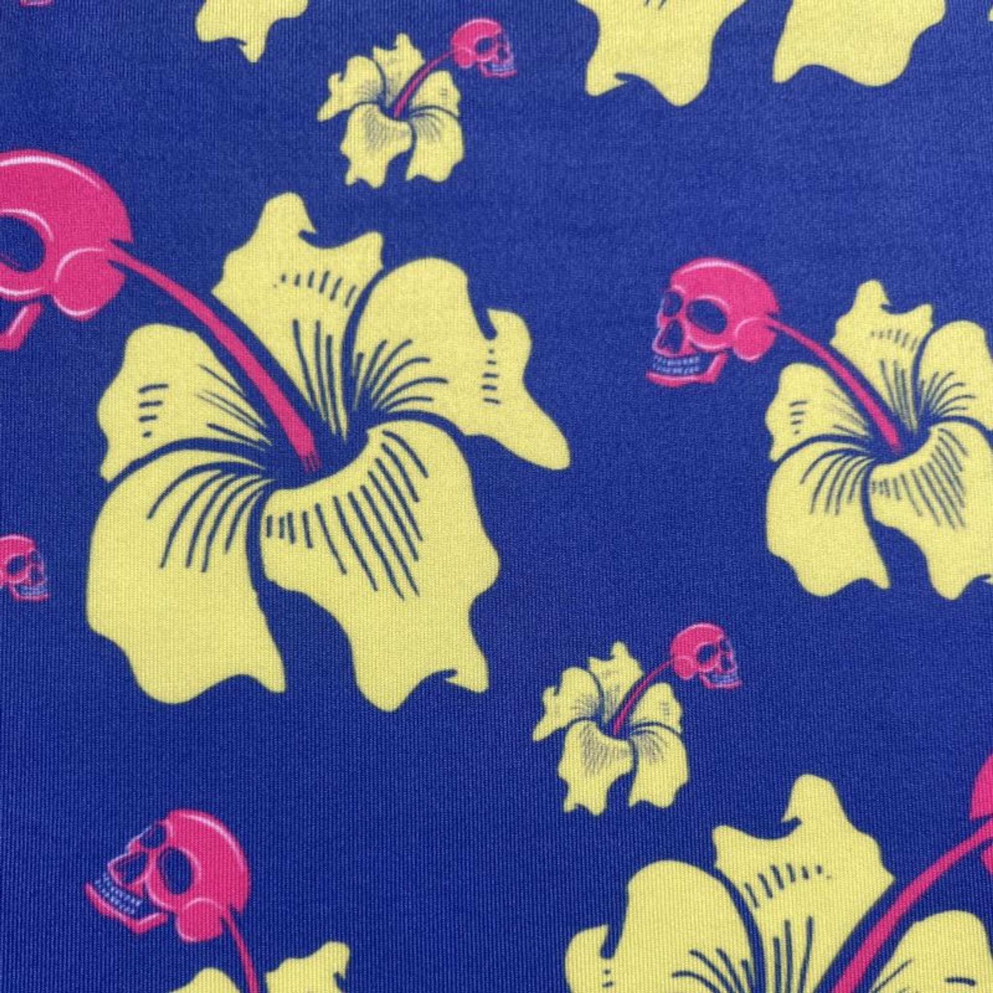 Golf Rowdies Skull Flower Polo Damen