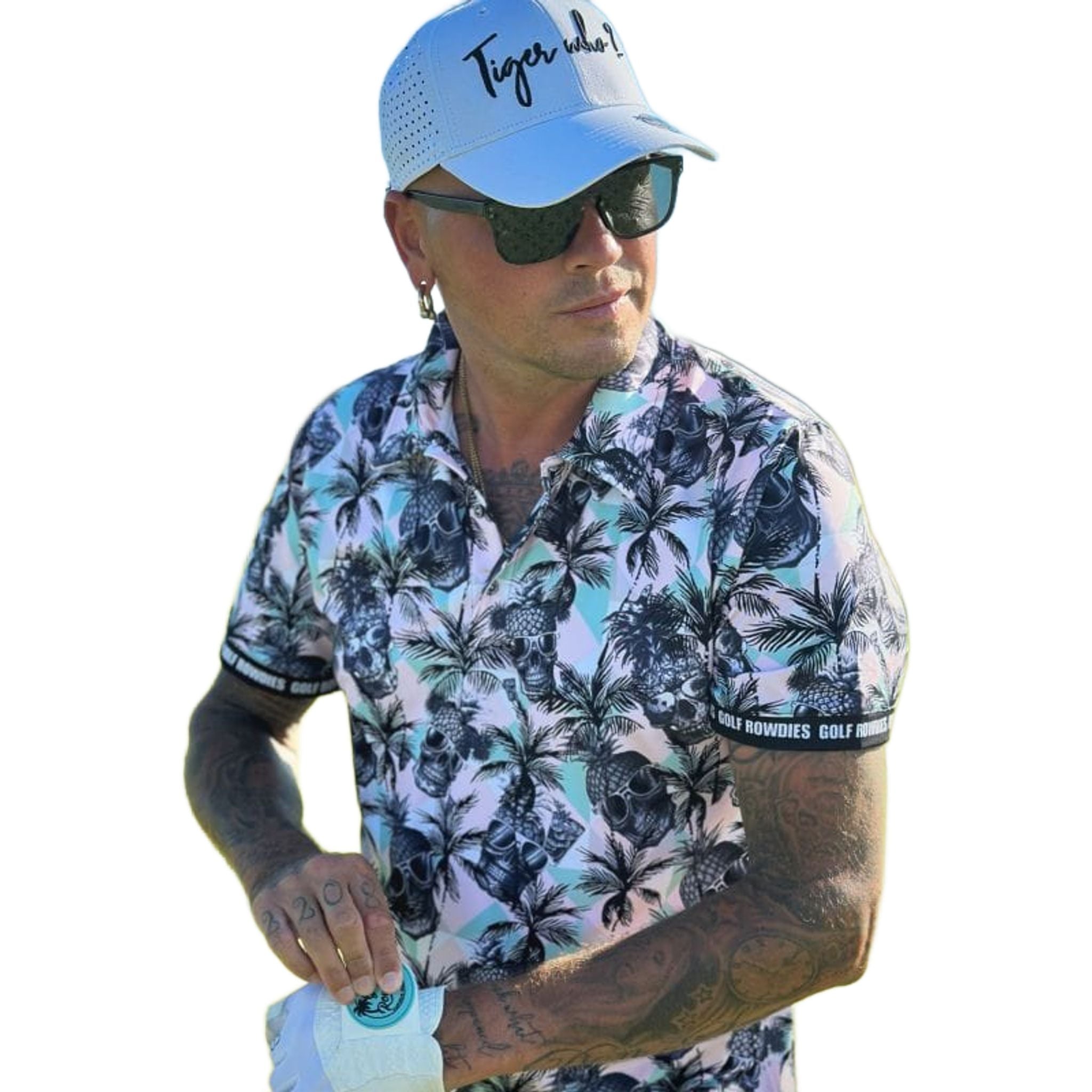 Golf Rowdies Cool Pineapple Polo Herren