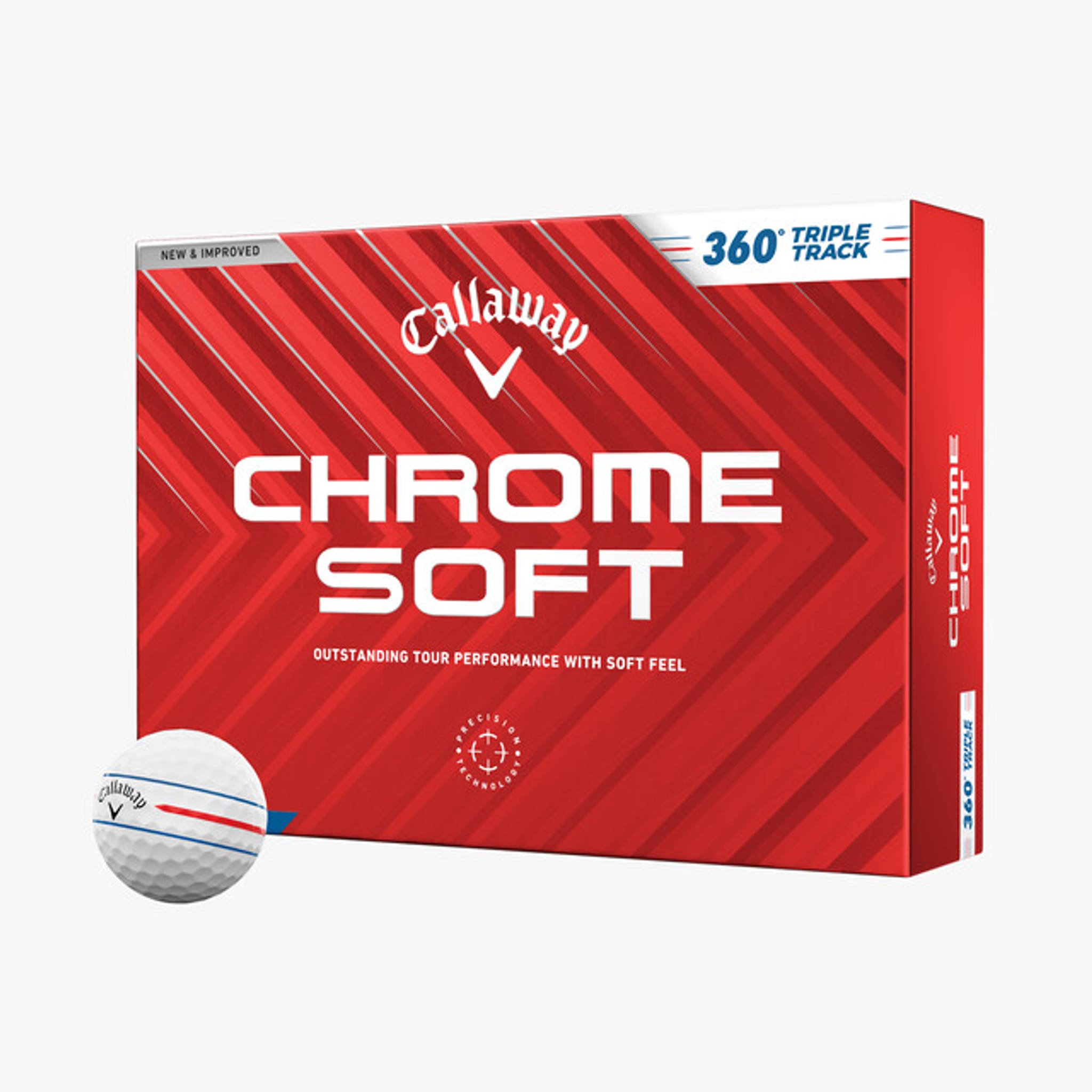 Callaway Chrome Soft Triple Track (24) Golfbälle (12 Stück)