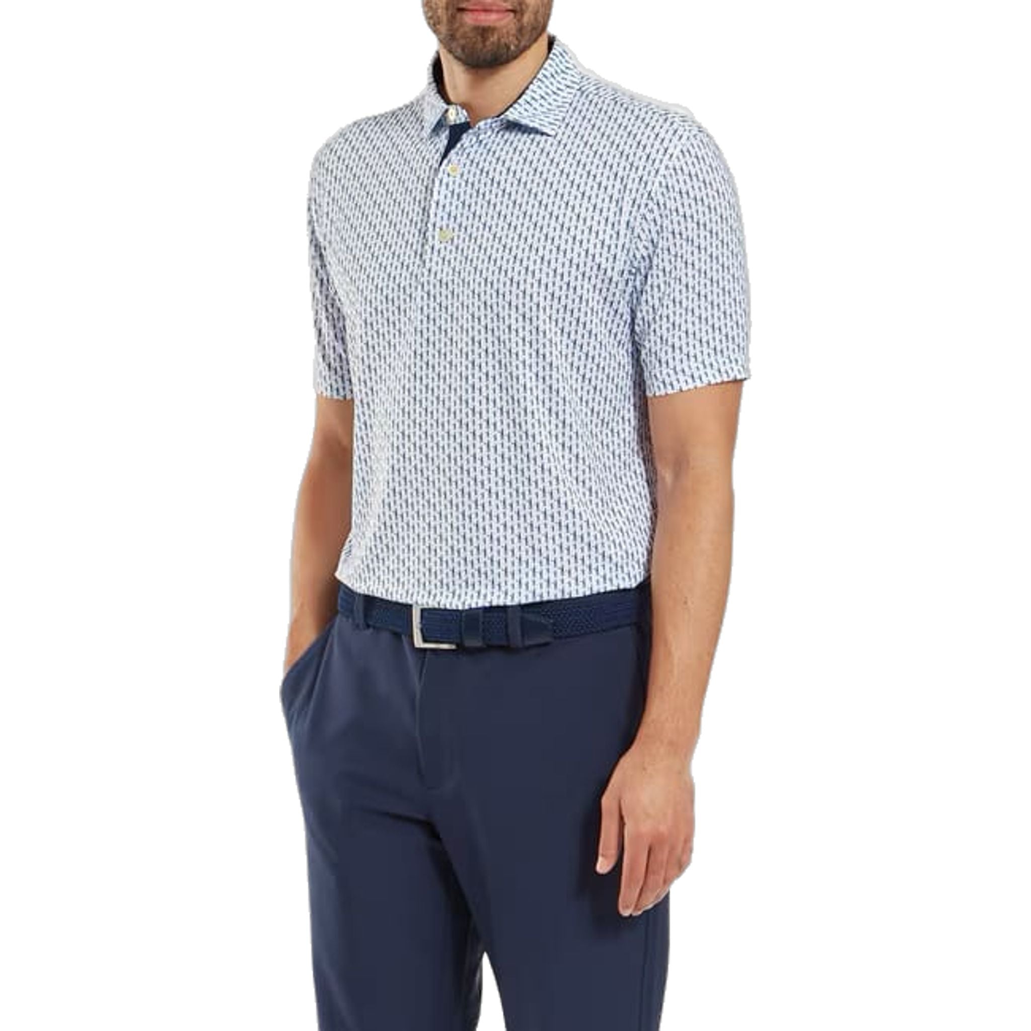 Footjoy Figure Print Polo Herren