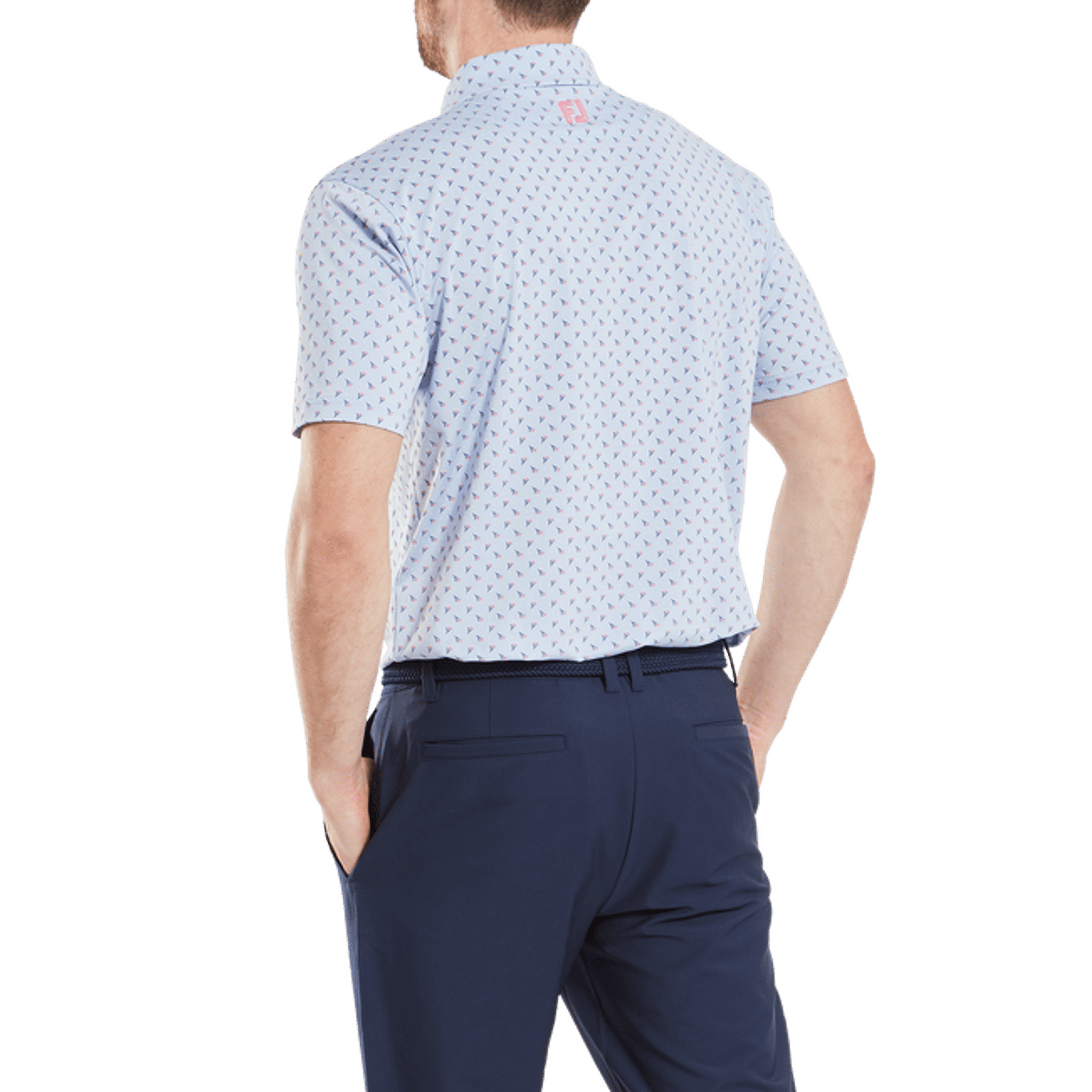 Footjoy Flower Bud Polo Herren