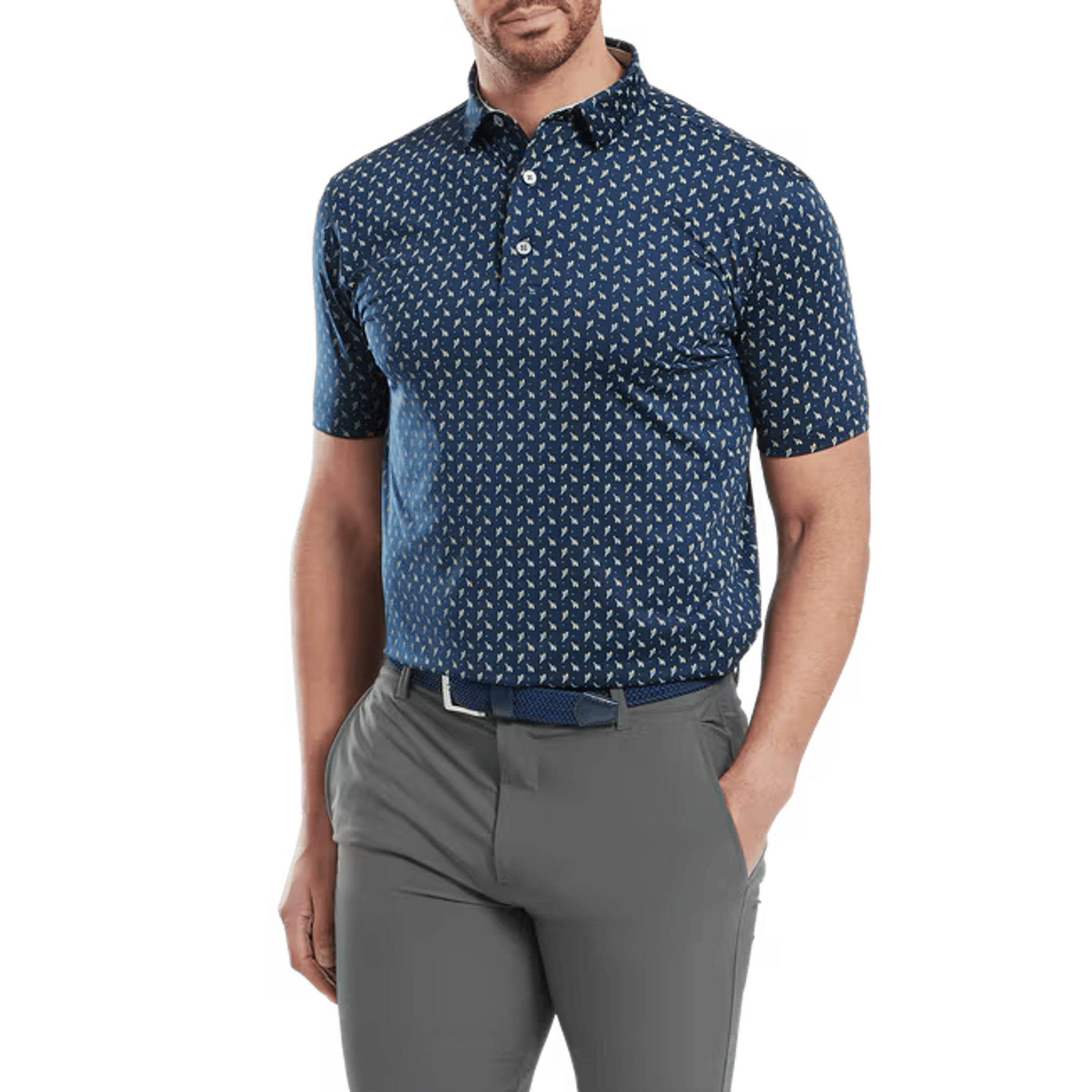 Footjoy Flower Bud Polo Herren