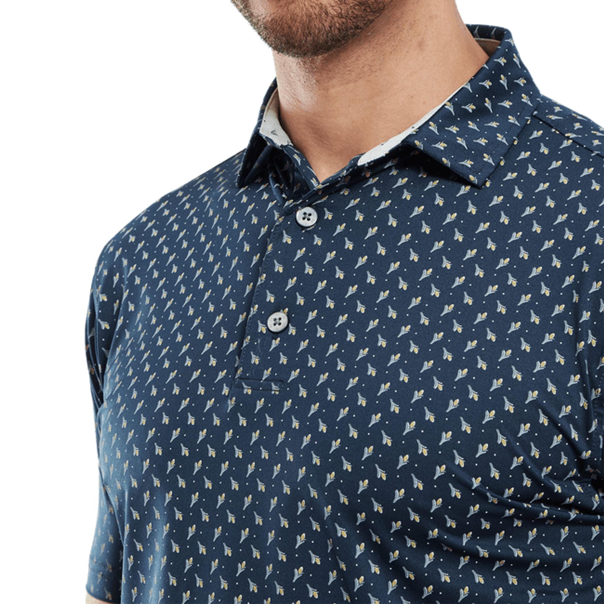 Footjoy Flower Bud Polo Herren