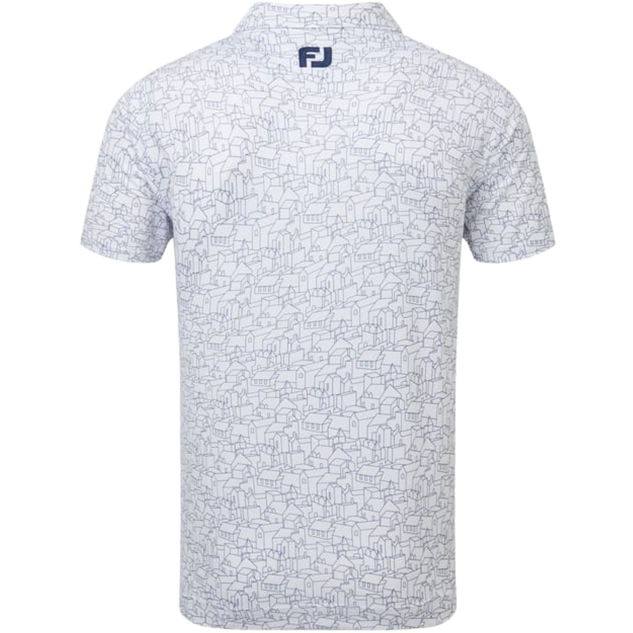 Footjoy Scottish Town Print Polo Herren