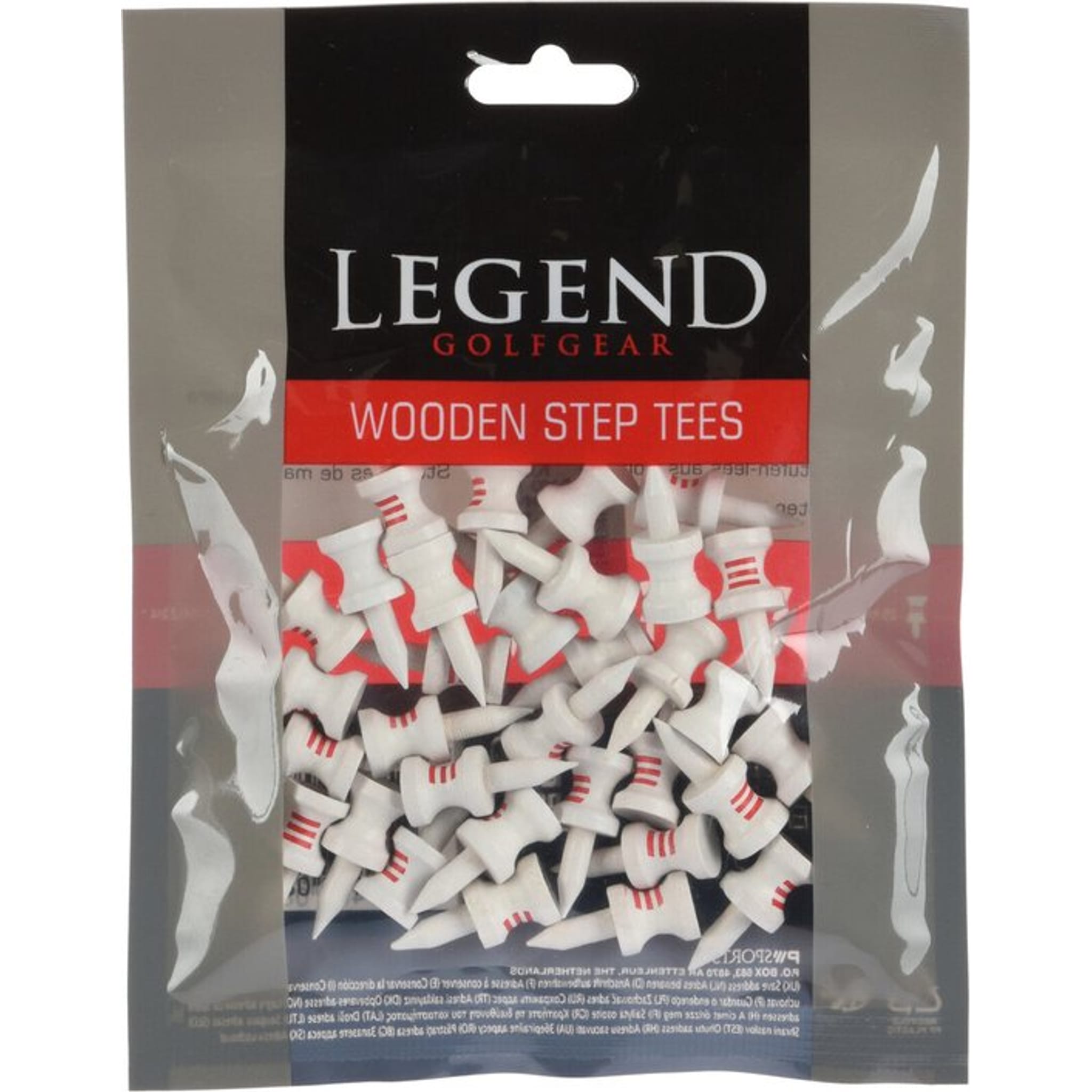Legend Golfgear Wooden Step Tees