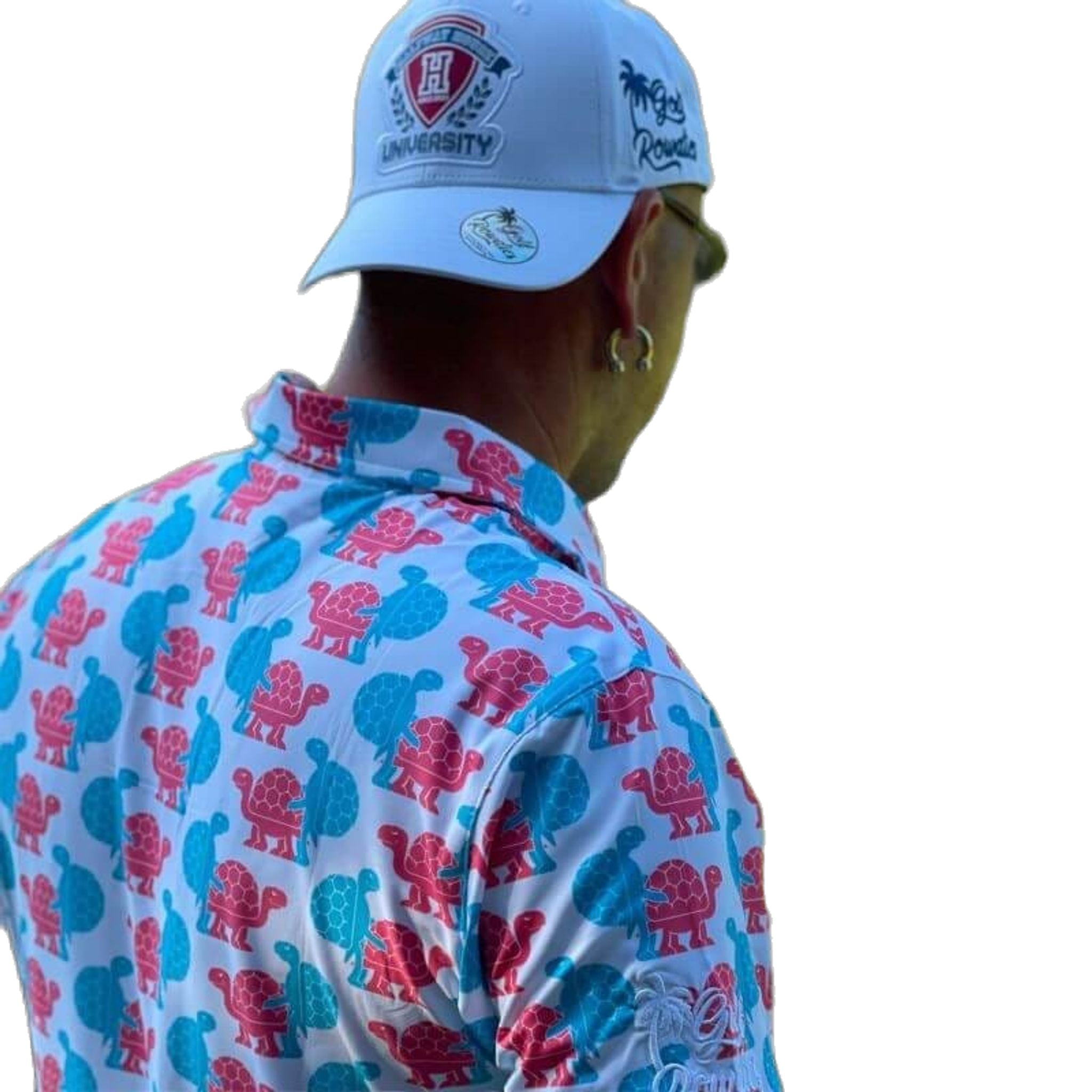 Golf Rowdies Love Turtles Polo Herren