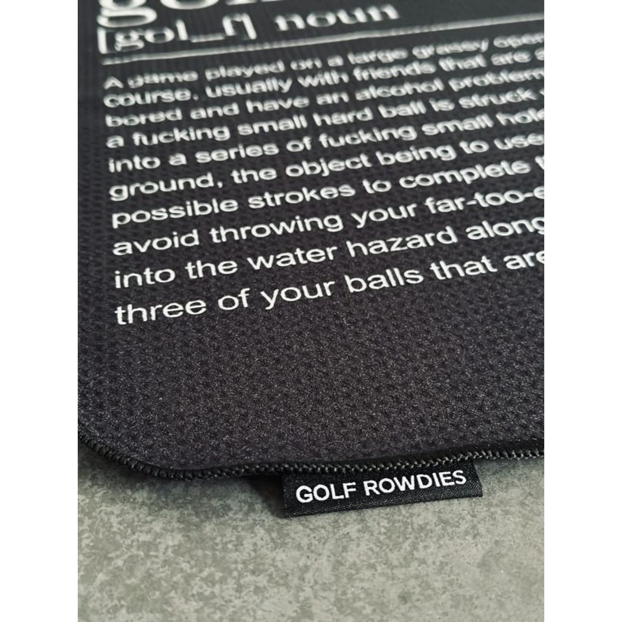 Golf Rowdies Golf Definition Schlägertücher