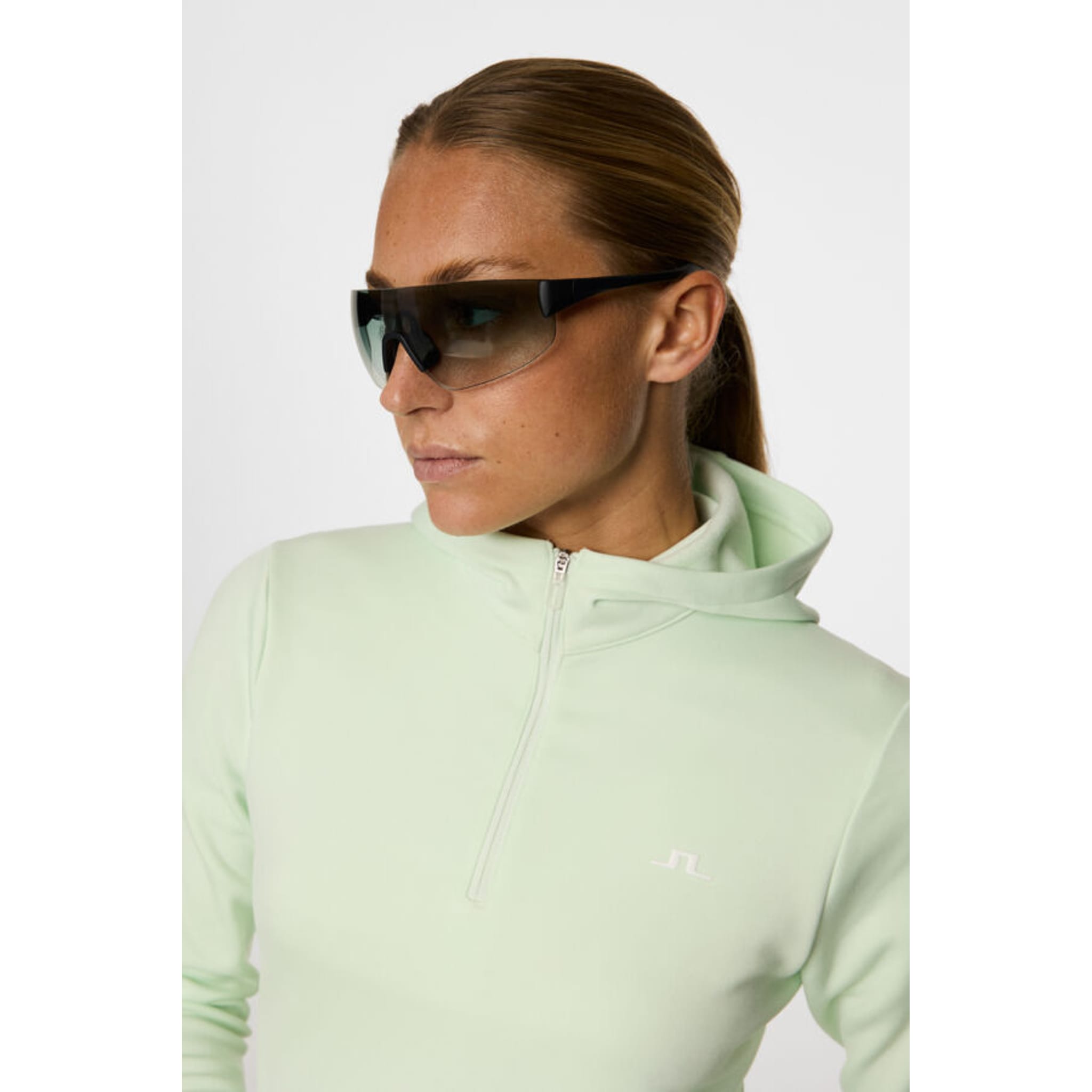 J. Lindeberg Aerialle Quarter Zip Kapuzenjacke Damen