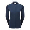 Footjoy Full Zip Printed Sleeve Midlayer Damen