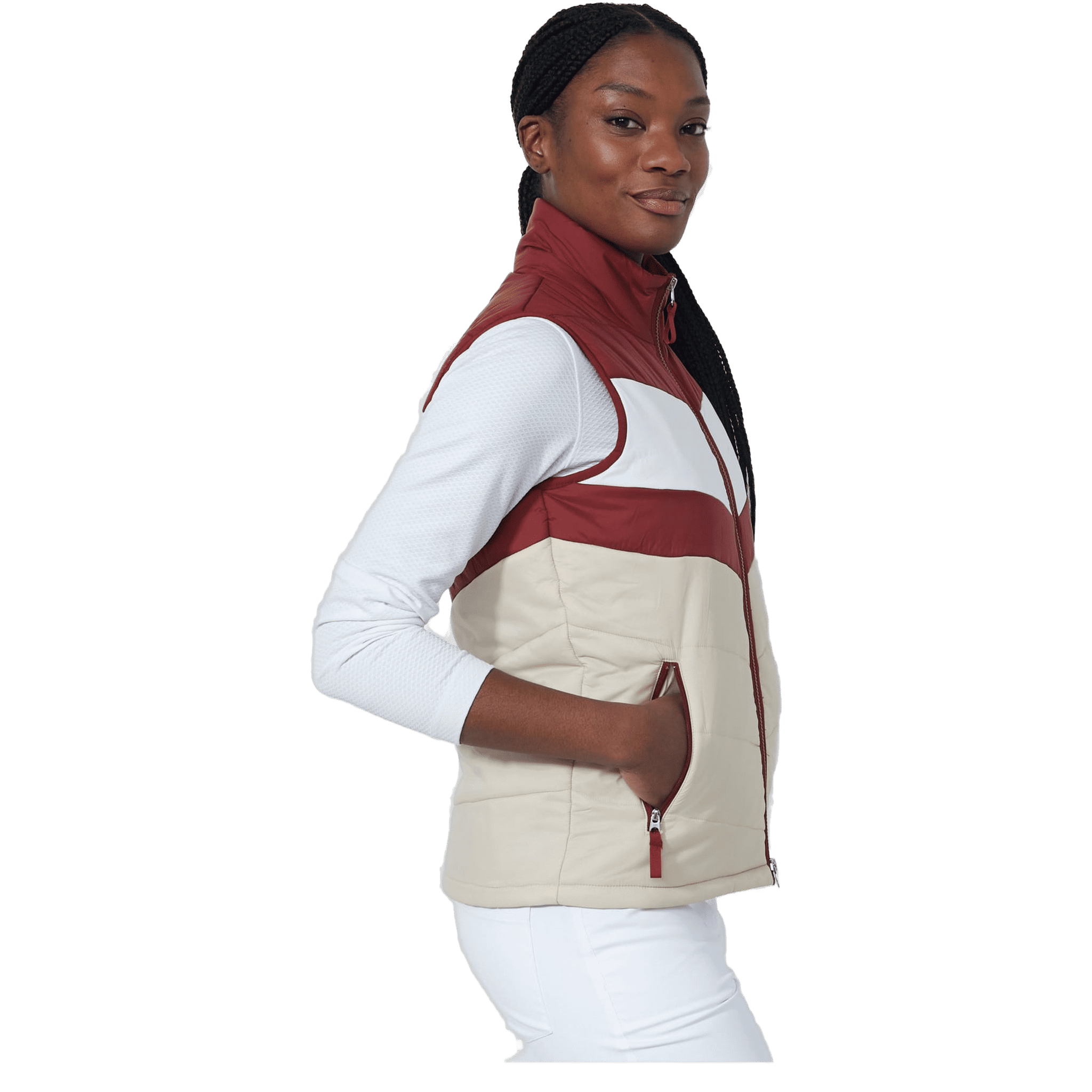 Daily Sports Blockstriped Padded Weste Damen