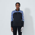 Daily Sports Print Peach Poloshirt Damen