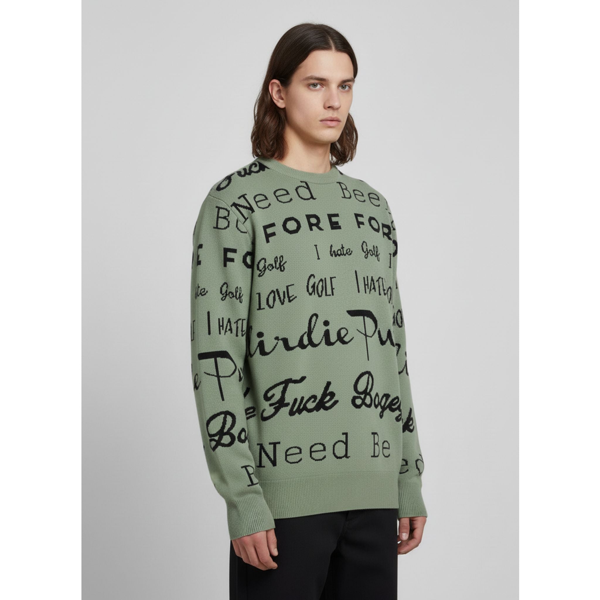 Golf Rowdies Birdie Putt Strickpullover Herren