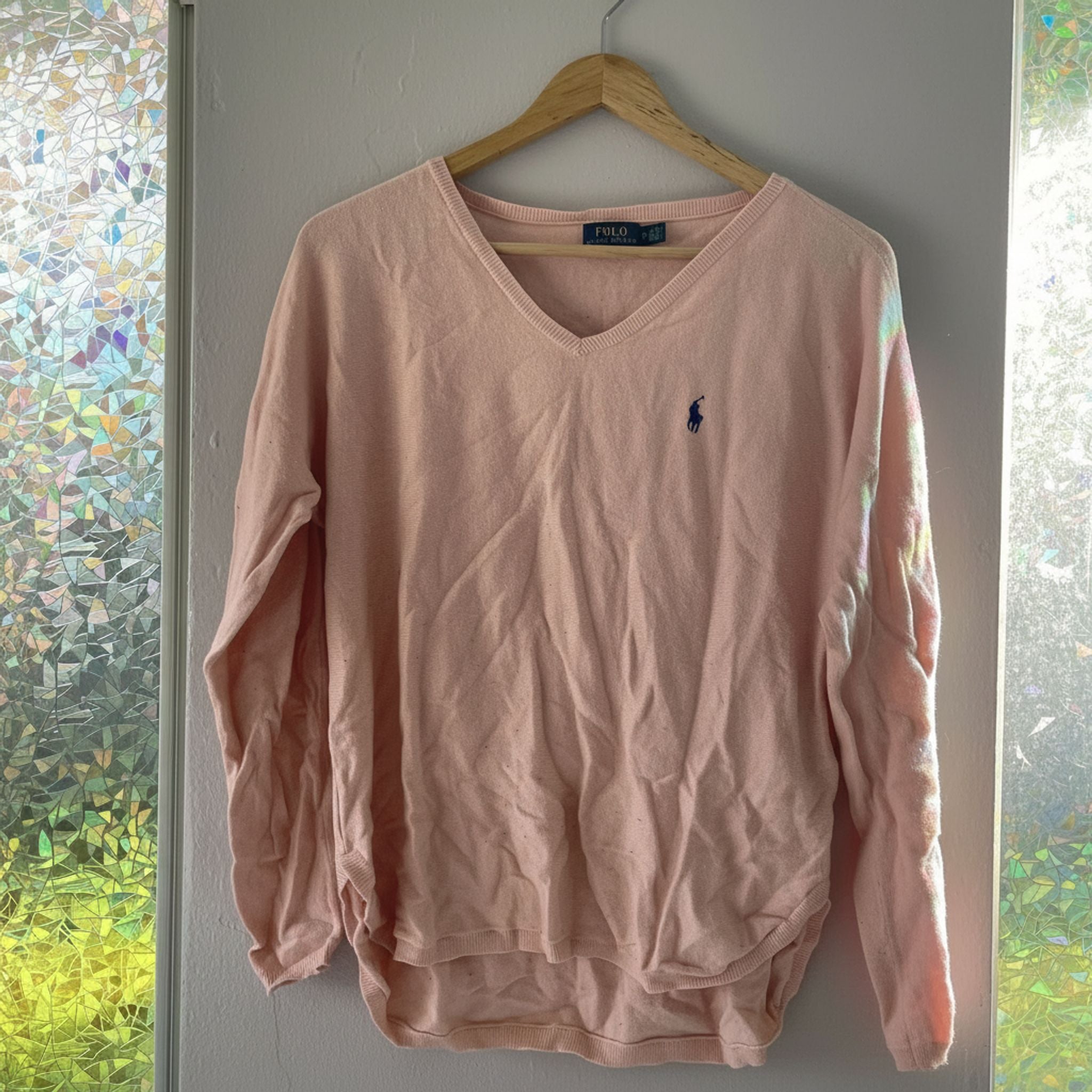 Ralph Lauren Vnecklong Sleeve Pullover Damen