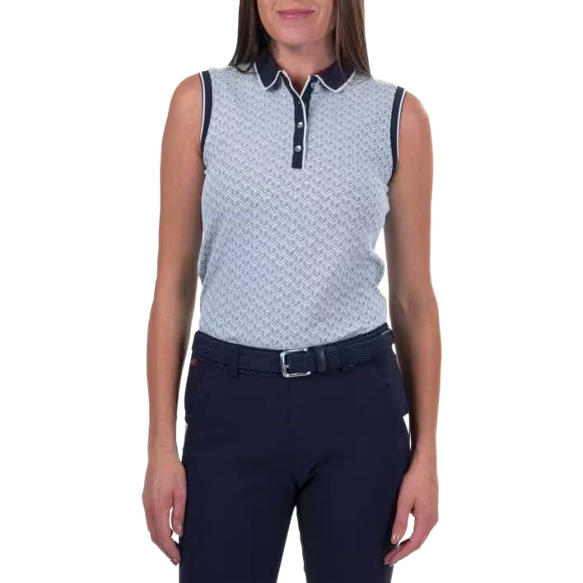 Kjus Ella Structure S/L ženski polo golf