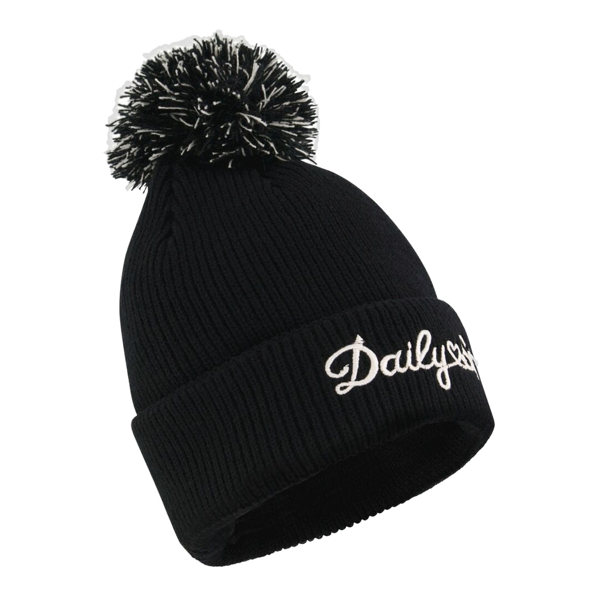 Daily Sports Mütze Pom-Pom Schwarz Damen
