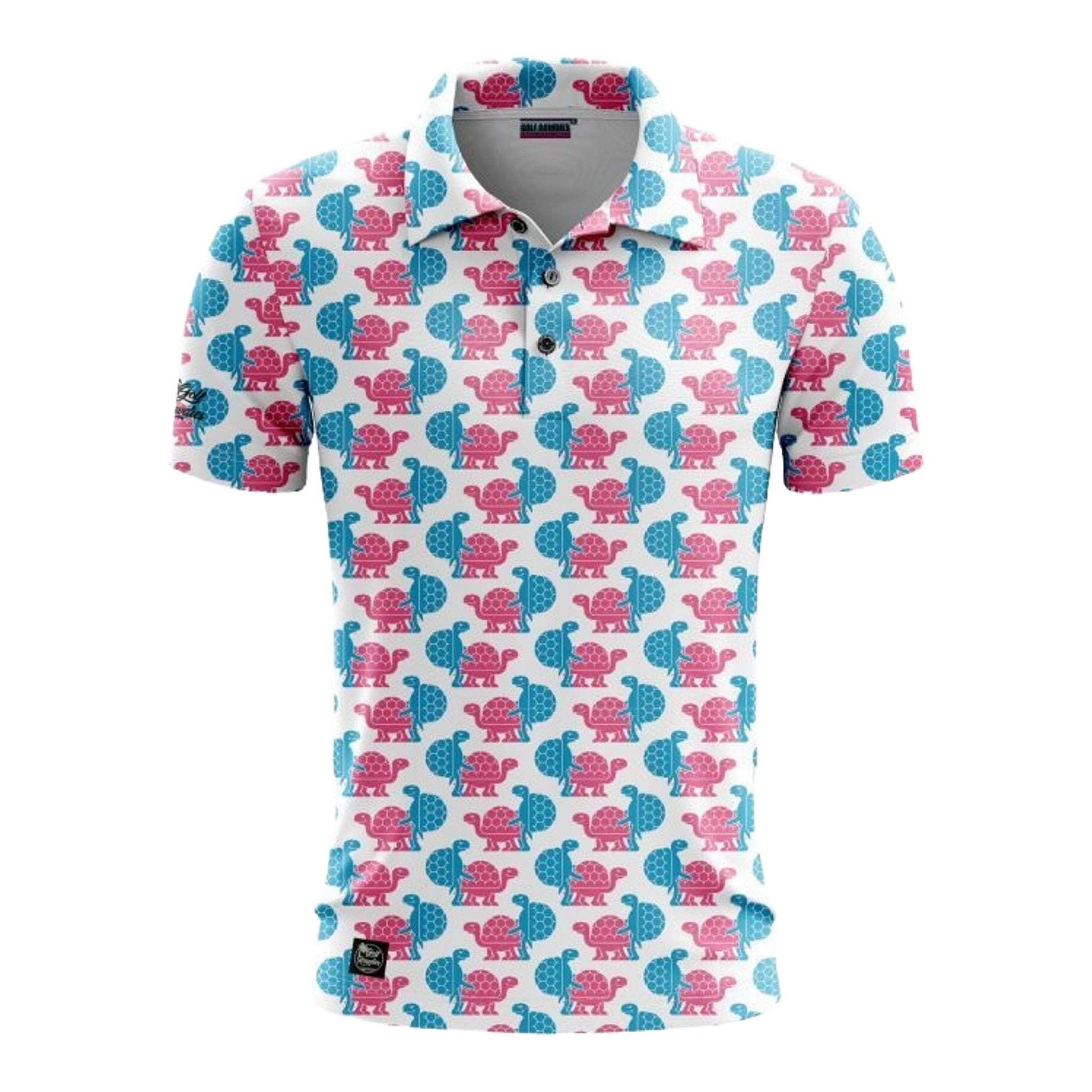 Golf Rowdies Love Turtles Polo Herren